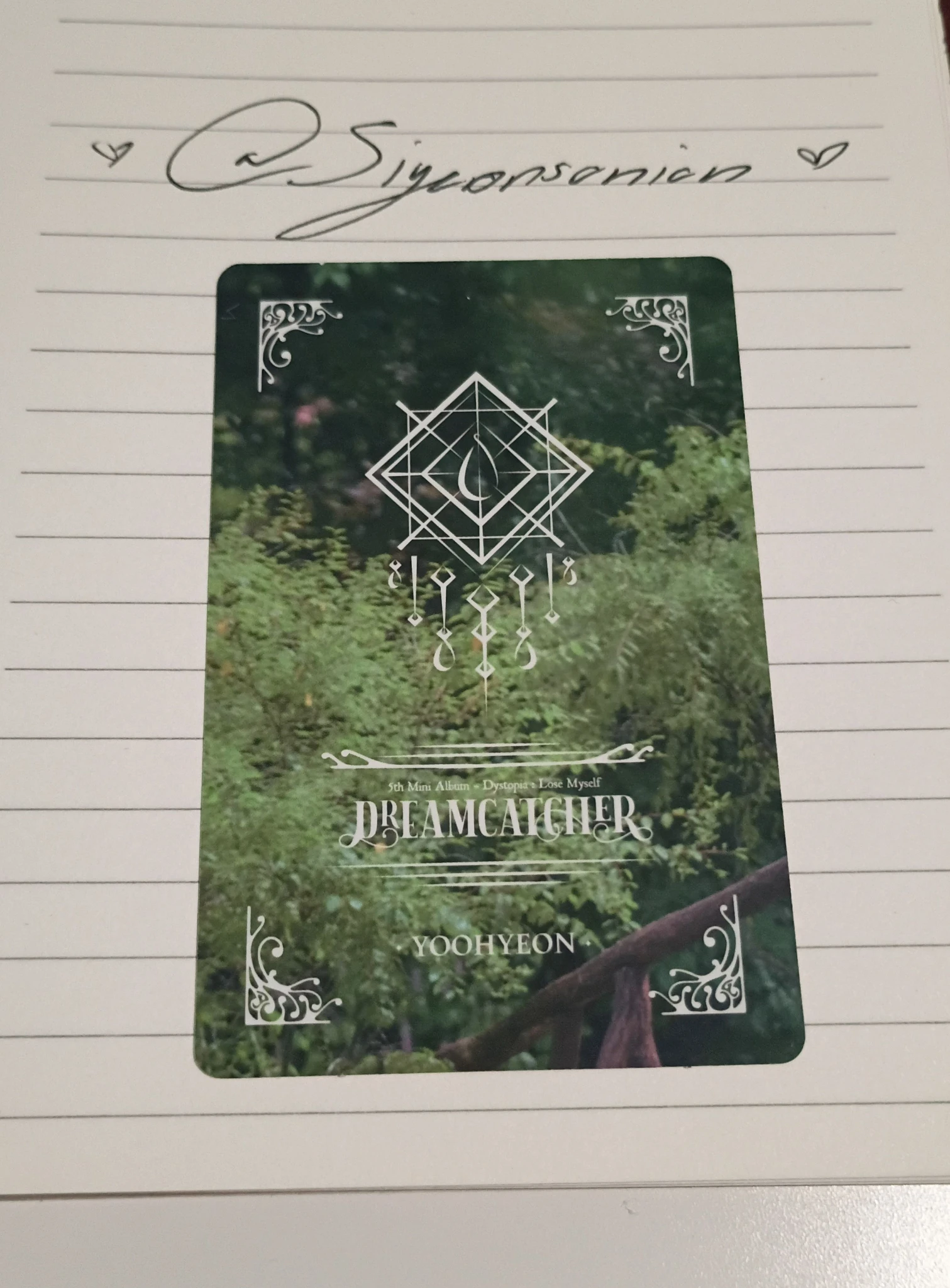 Dreamcatcher Yoohyeon Dreamcatcher - Yoohyeon - Dystopia : Lose Myself Album album photocard korean album S version H version E version listing photo 2