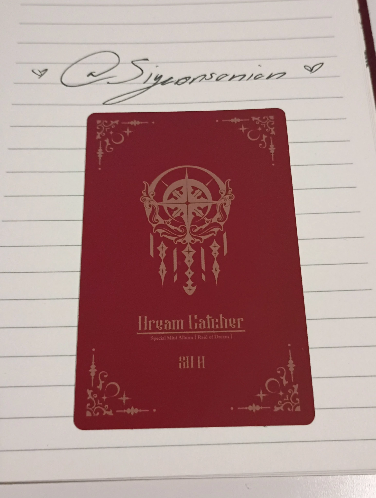 Dreamcatcher SuA Dreamcatcher - SuA - Raid of Dream Album album photocard korean album limited version normal version listing photo 2