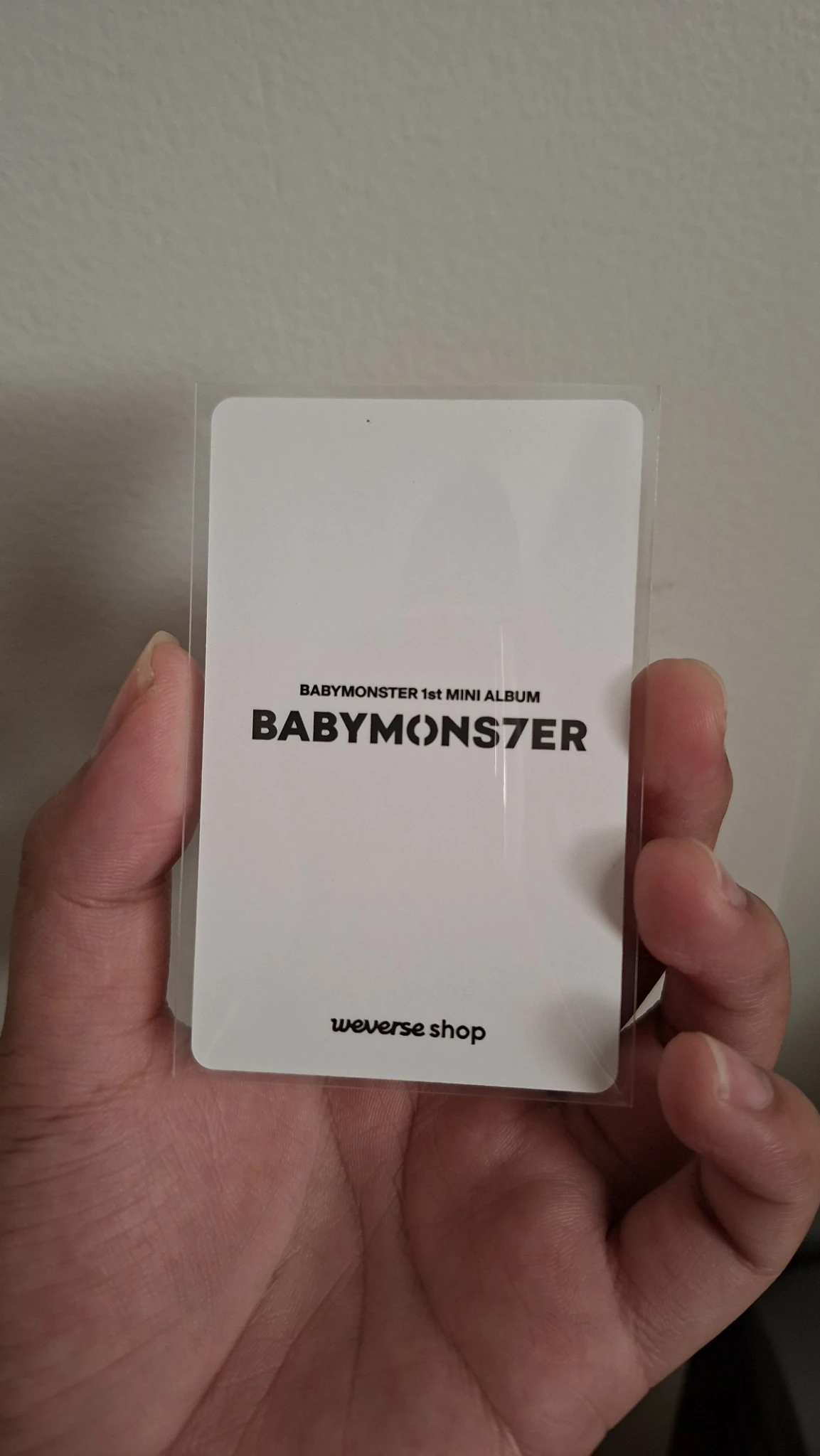 BABYMONSTER Rora BABYMONSTER - Rora - BABYMONS7ER Album weverse global shop (wvg) fansign winner benefit listing photo 2