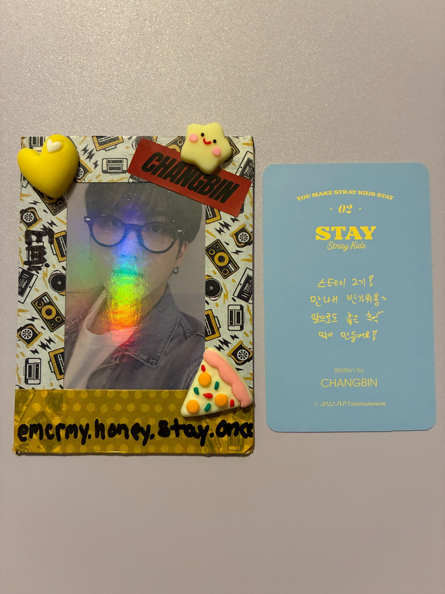 Stray Kids Changbin Stray Kids - Changbin - Official Fanclub STAY 2nd Gen Kit Other photocard set listing photo 2