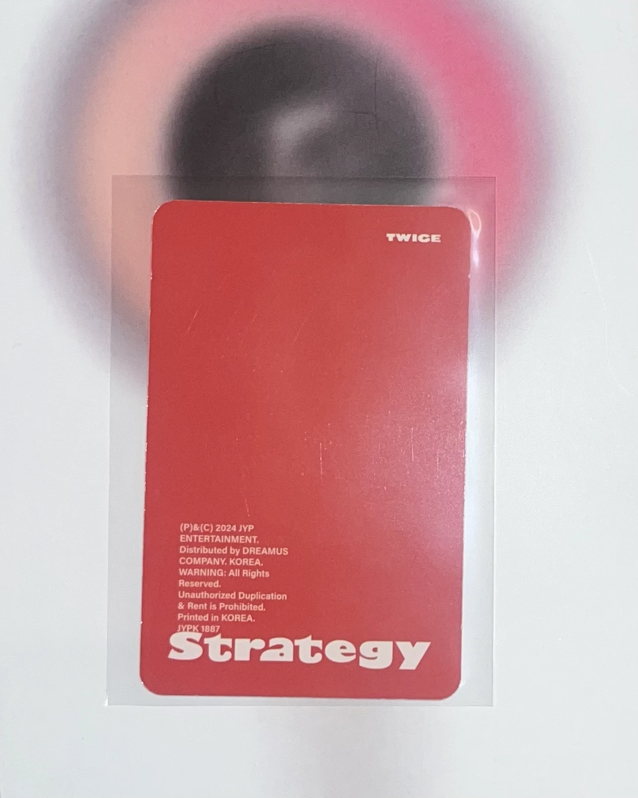 TWICE Tzuyu TWICE - Tzuyu - STRATEGY Album target exclusive listing photo 2