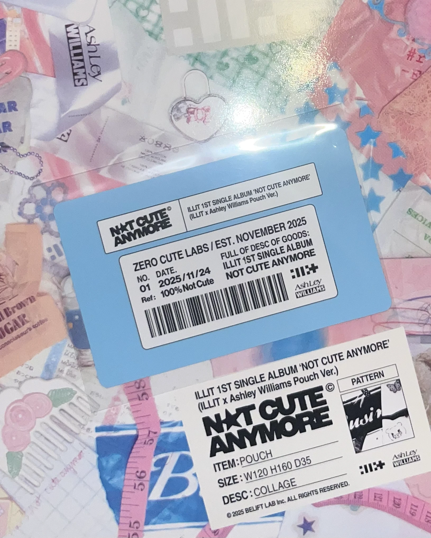 ILLIT Wonhee ILLIT - NOT CUTE ANYMORE Album ashley williams pouch version album photocard listing photo 2