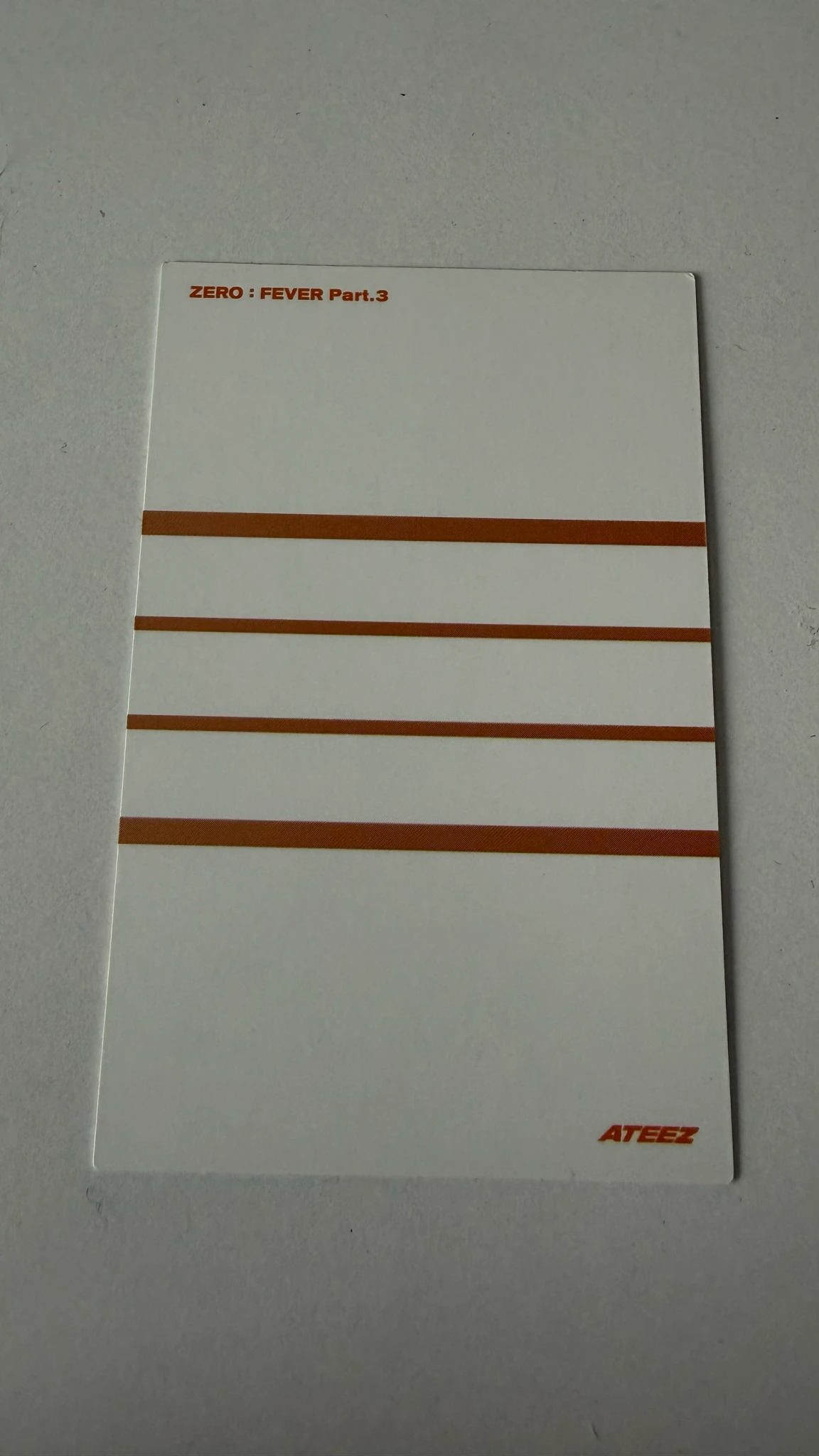 ATEEZ Yunho ATEEZ - Yunho - ZERO : FEVER Part.3 Album album photocard diary version limited version listing photo 2