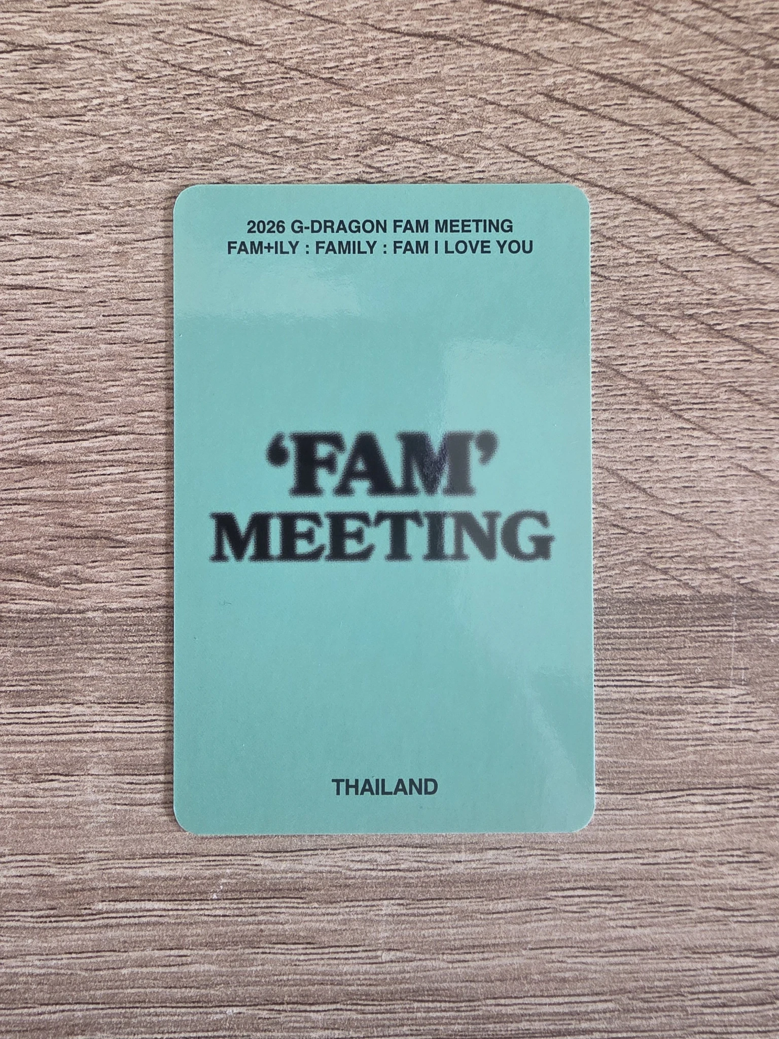 G-Dragon G-Dragon G-Dragon - G-Dragon - FAM+ILY - 1ST FAM MEETING Event Famzone Thaïlande listing photo 2