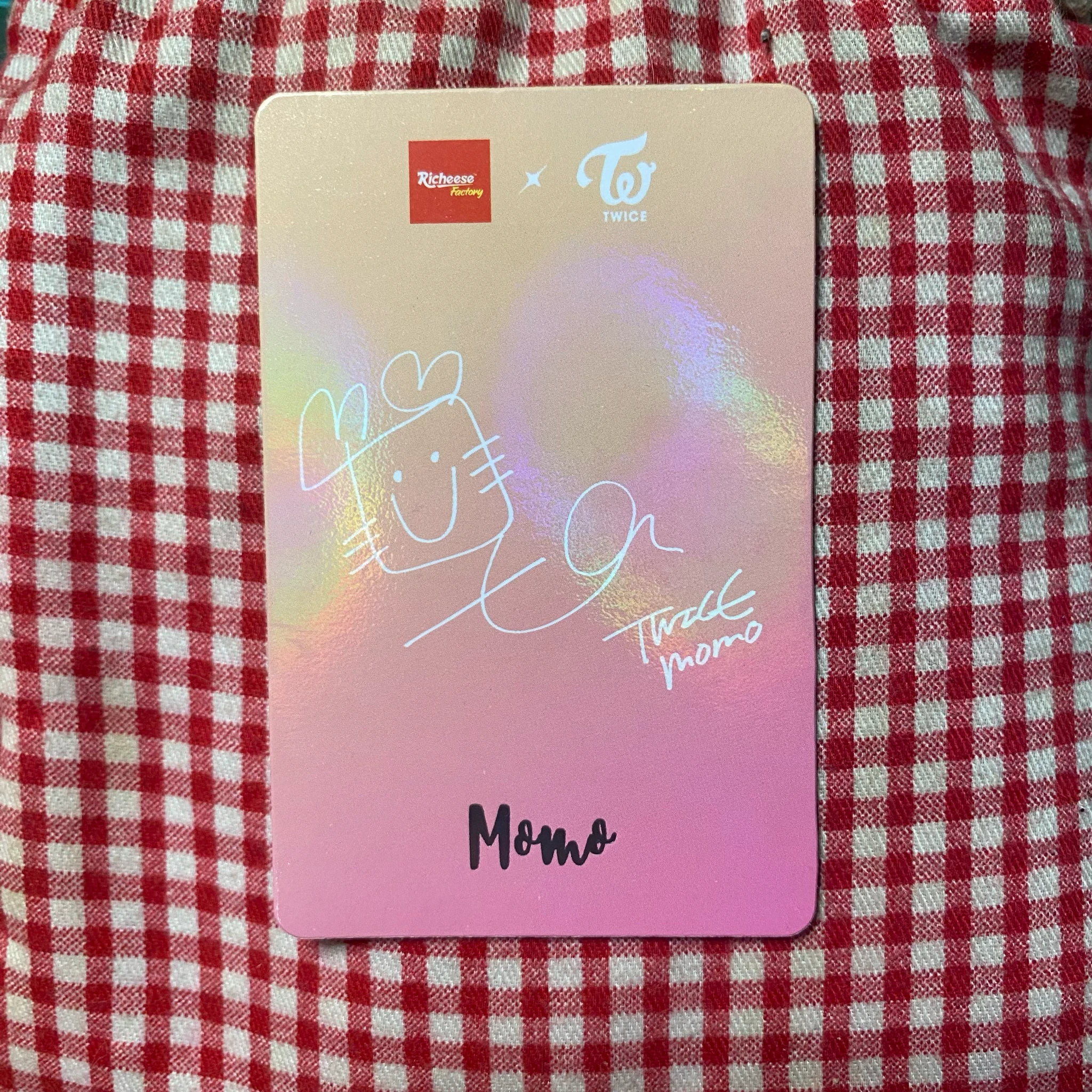TWICE Momo TWICE - Momo - TWICE × RICHEESE / NABATI (BLUE) Other listing photo 2