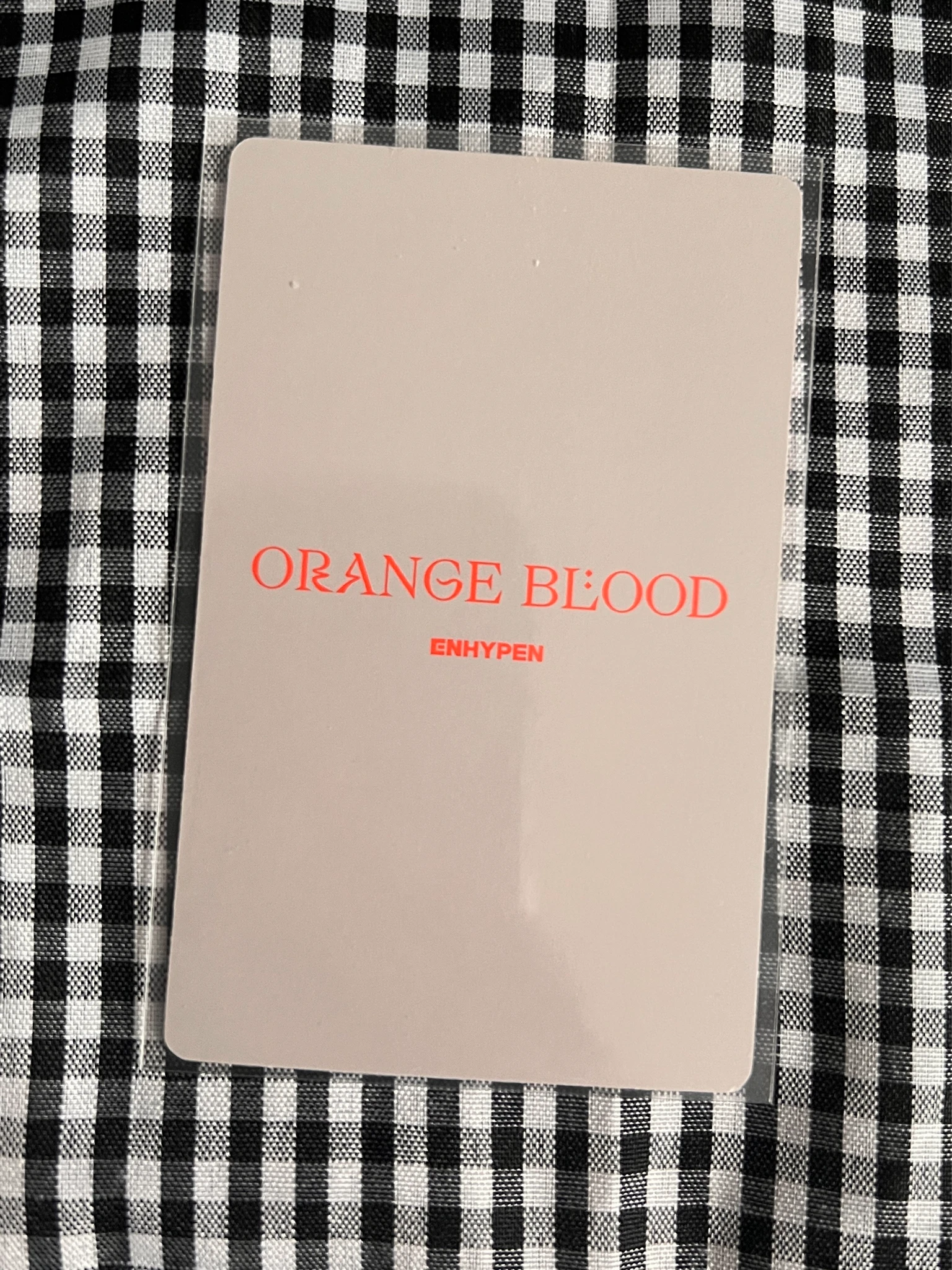 ENHYPEN Sunoo ENHYPEN - Sunoo - ORANGE BLOOD Album korean album album photocard ksana version listing photo 2