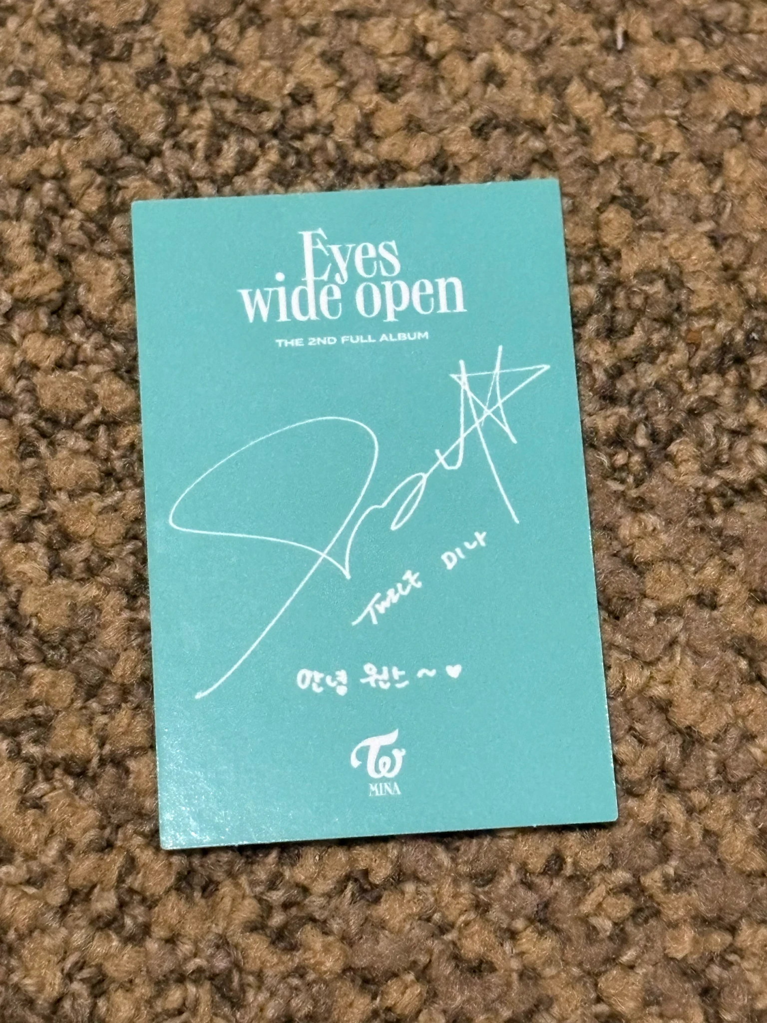 TWICE Mina TWICE-Mina-Album-eyes wide open listing photo 2