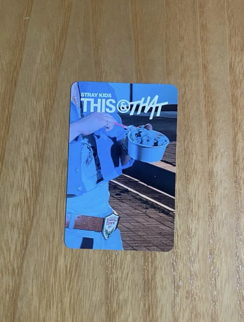 Stray Kids Changbin Stray Kids - Changbin - THIS & THAT Album album photocard first press only & version listing photo 2