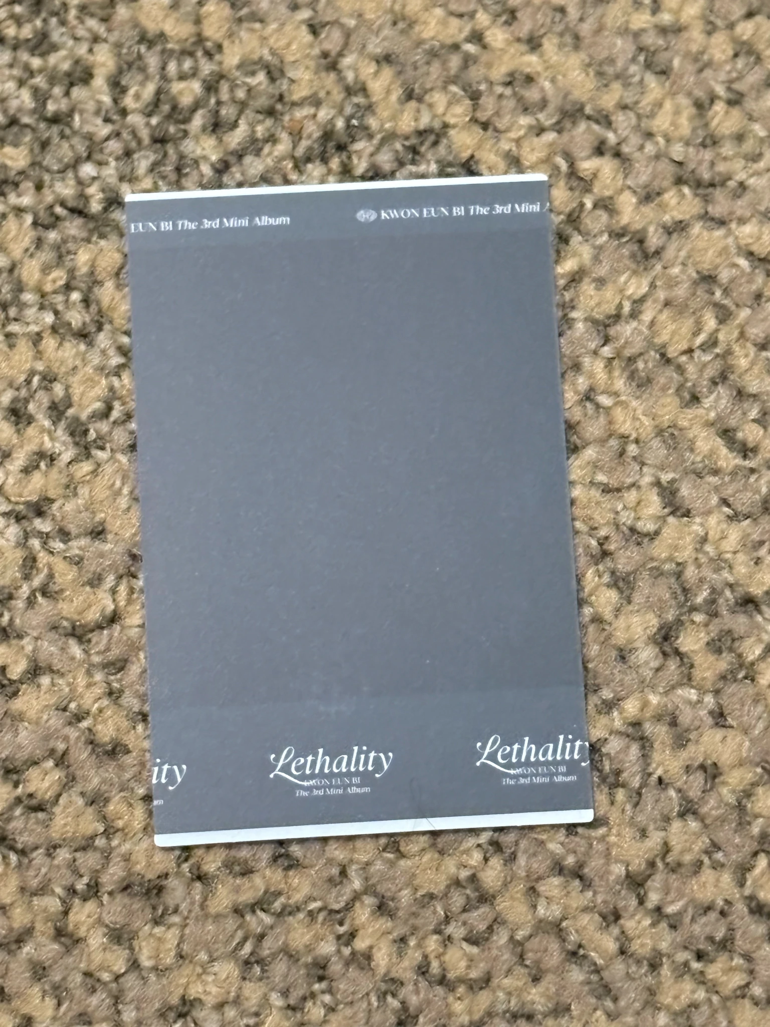 Kwon Eunbi Kwon Eunbi Kwon Eunbi - Kwon Eunbi - Lethality Album album photocard polaroid listing photo 2