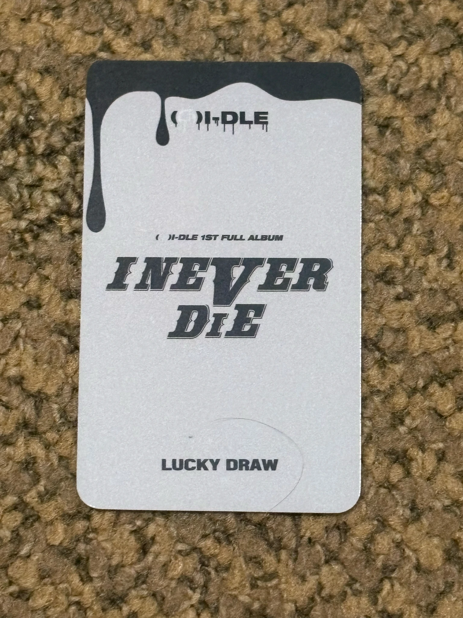 i-dle Shuhua (G)I-DLE - Miyeon - I Never Die Album apple music tower records UMS japan (universal music store) pre-order benefit (pob) non-selfie concept photocard lucky draw listing photo 2