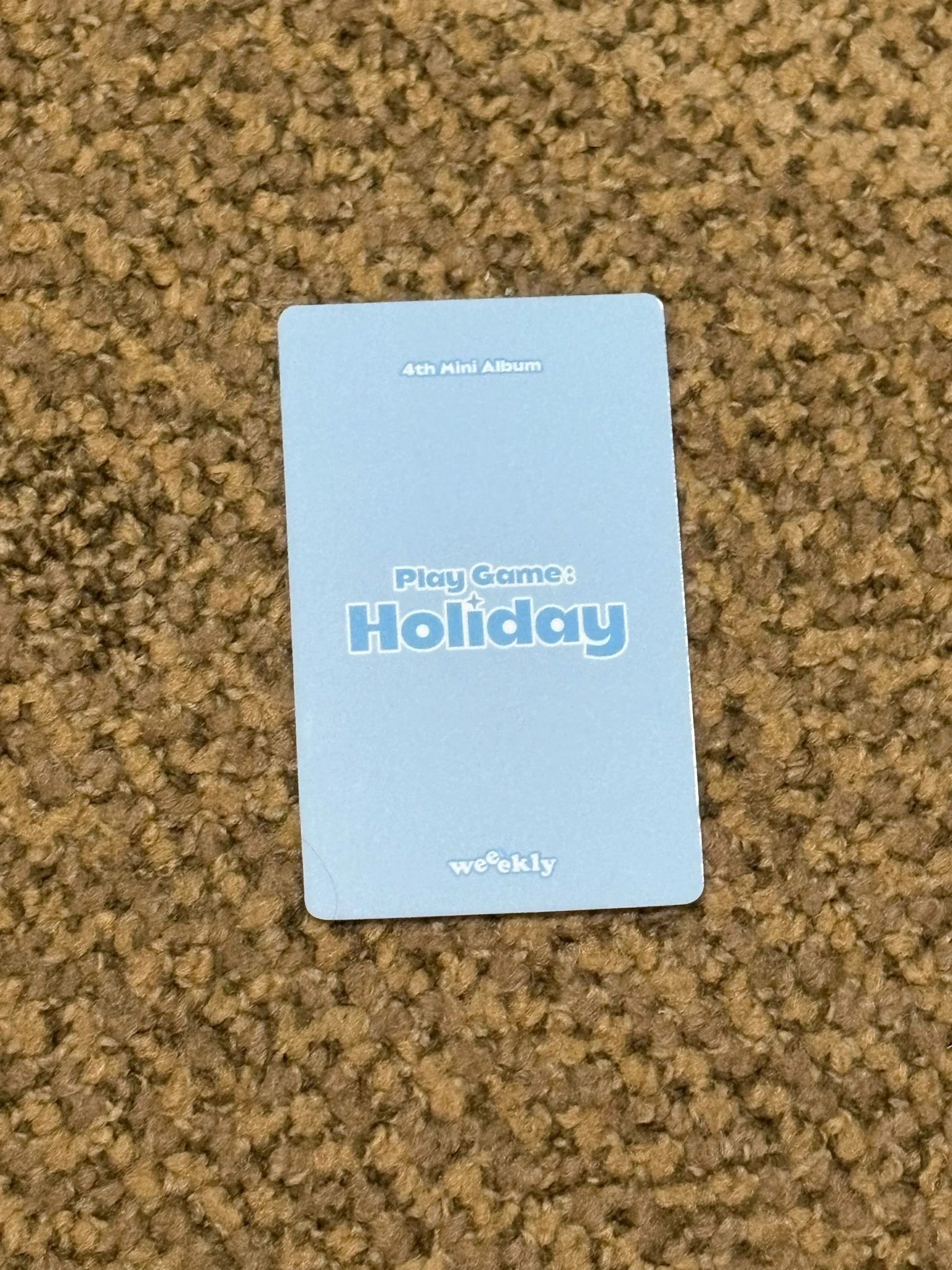 Weeekly Zoa Weeekly - Zoa - Play Game : Holiday Album apple music pob (pre-order benefit) listing photo 2