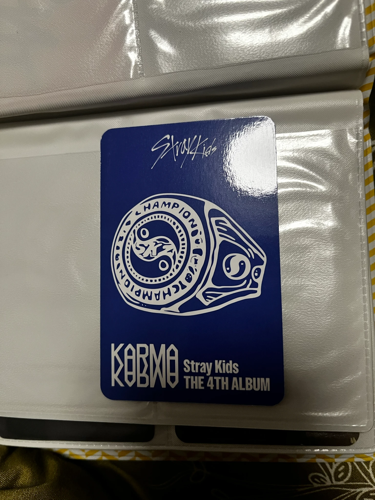 Stray Kids Changbin Stray Kids - Changbin - KARMA Album album photocard accordion version first press only listing photo 2