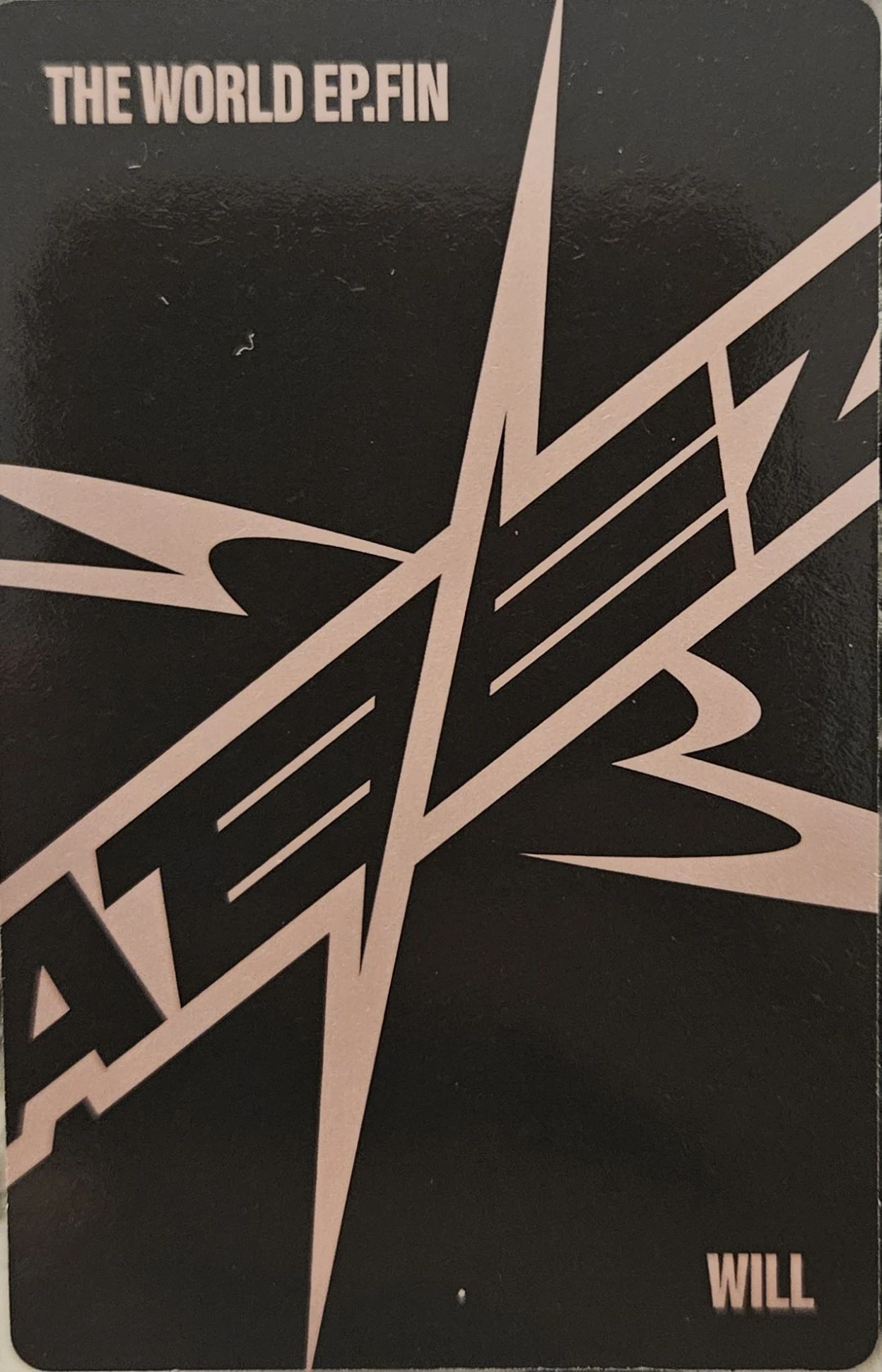ATEEZ Wooyoung ATEEZ - Wooyoung - THE WORLD EP.FIN: WILL Album album photocard A version version 1 listing photo 2