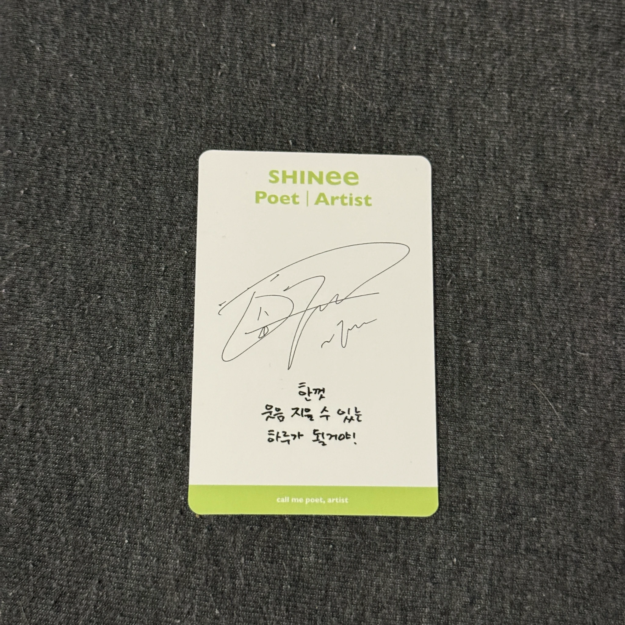 SHINee Onew SHINee - Onew - Poet | Artist Album album photocard FIRSTBORN ver. listing photo 2