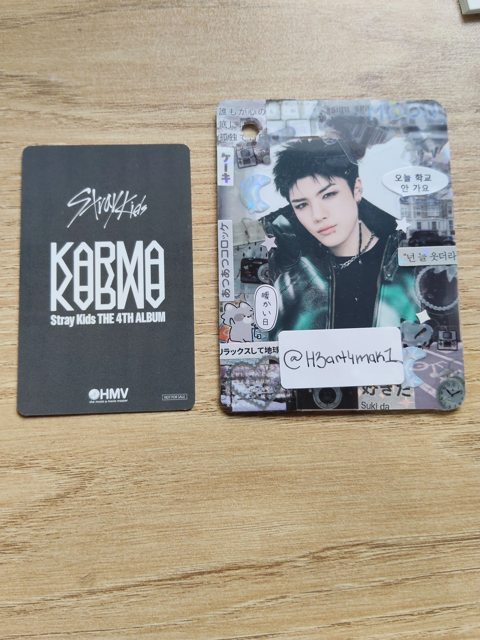Stray Kids Seungmin Stray Kids - Seungmin - KARMA Album pre-order benefit (pob) hmv A version listing photo 2