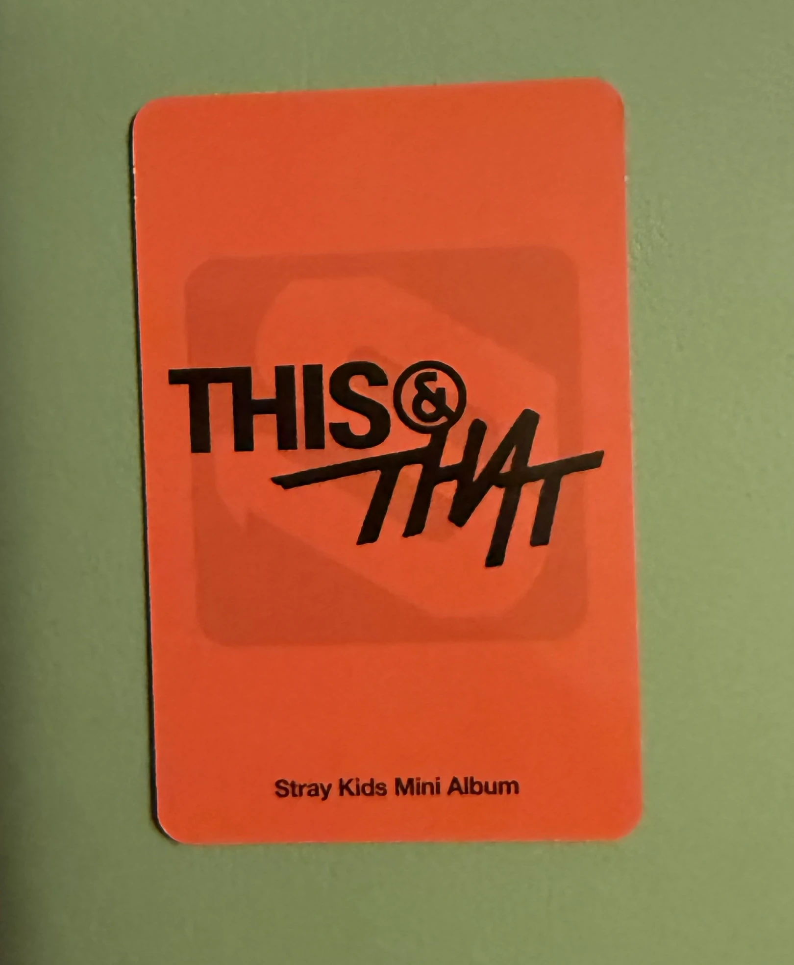 Stray Kids Felix Stray Kids - Felix - This & That Album album photocard fanclub version listing photo 2