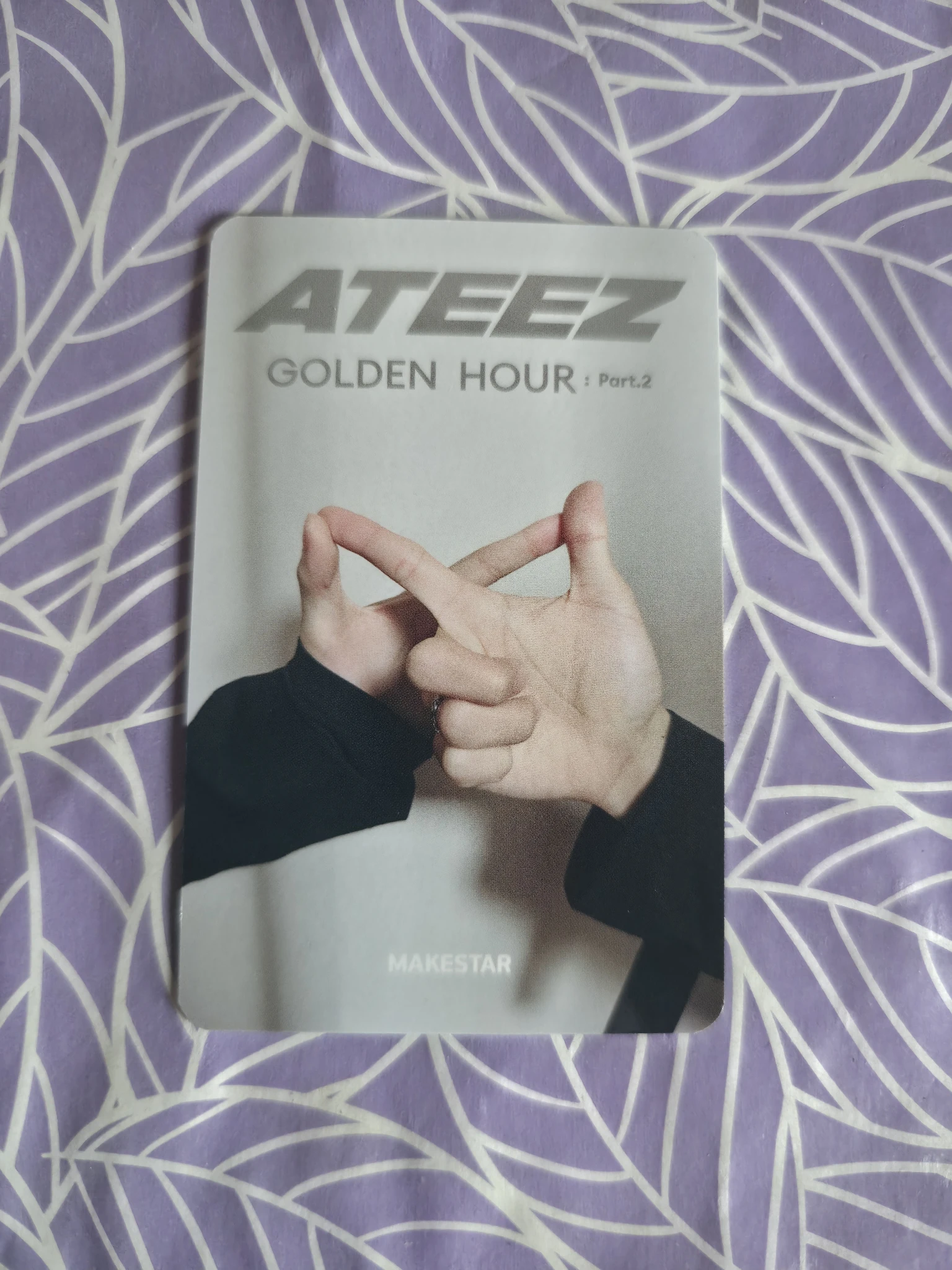 ATEEZ ATEEZ - Wooyoung & Yeosang - Golden Hour : Part.2 Album makestar lucky draw poca album listing photo 2