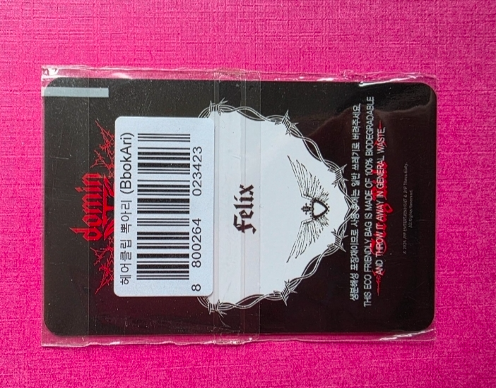 Stray Kids Felix Stray Kids - Felix - DominATE World Tour Event merch photocard hair clip seoul listing photo 2