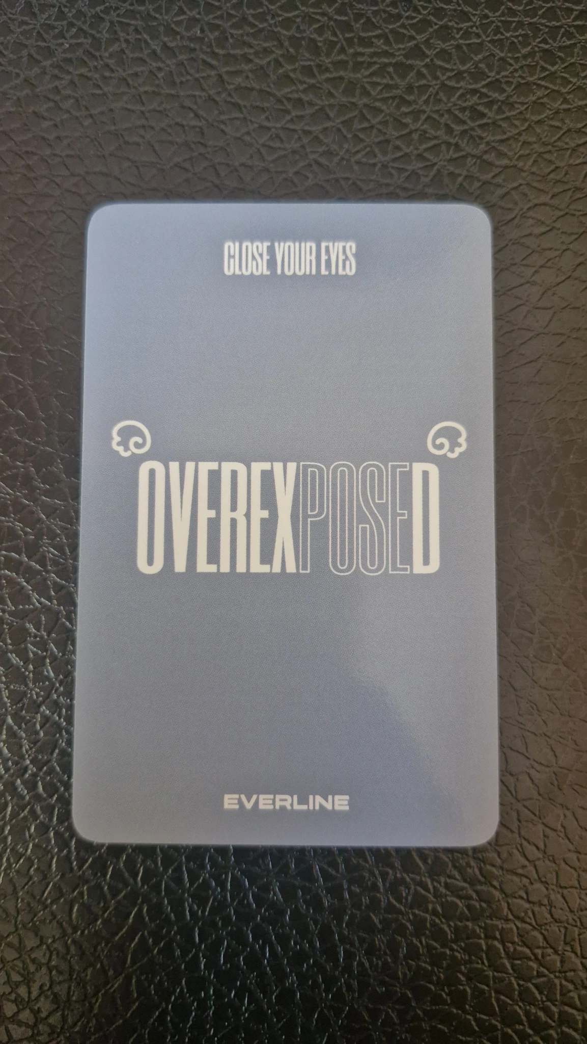 CLOSE YOUR EYES Kim Sungmin CLOSE YOUR EYES - Kim Sungmin - OVEREXPOSED Album everline fansign listing photo 2