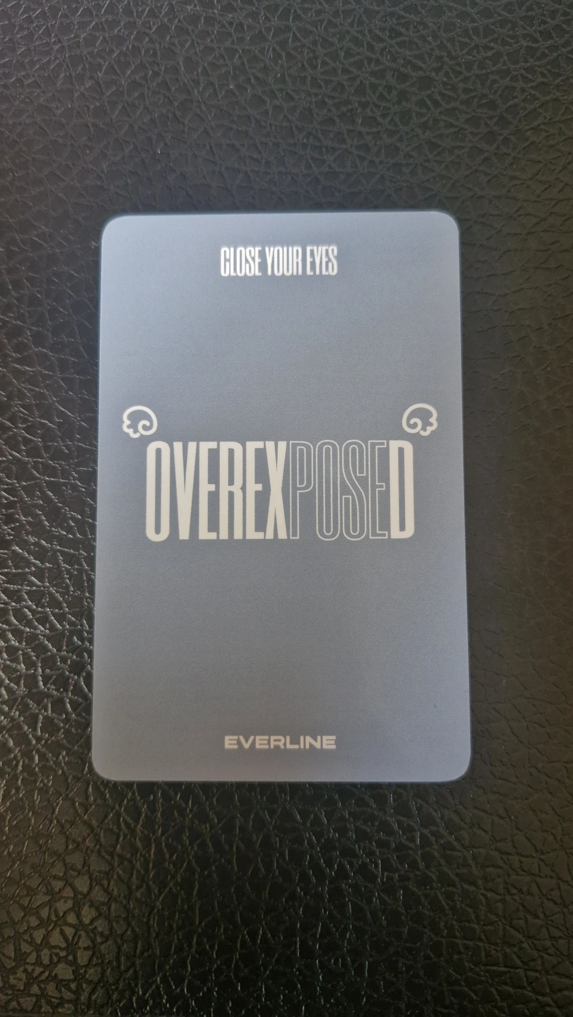 CLOSE YOUR EYES Ma Jingxiang CLOSE YOUR EYES - Ma Jingxiang - OVEREXPOSED Album everline fansign listing photo 2