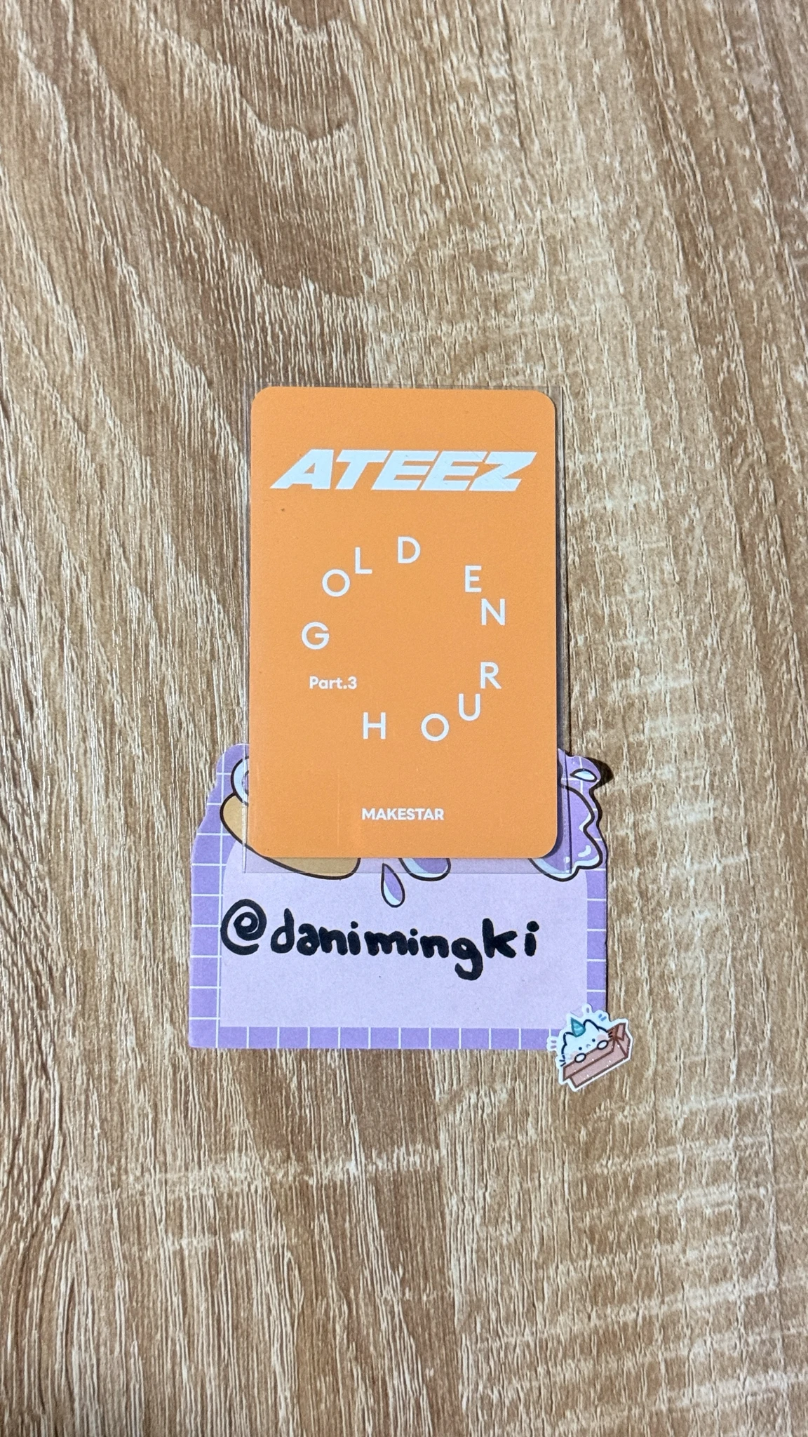 ATEEZ ATEEZ - Golden Hour : Part.3 Album makestar lucky draw offline US exclusive listing photo 2