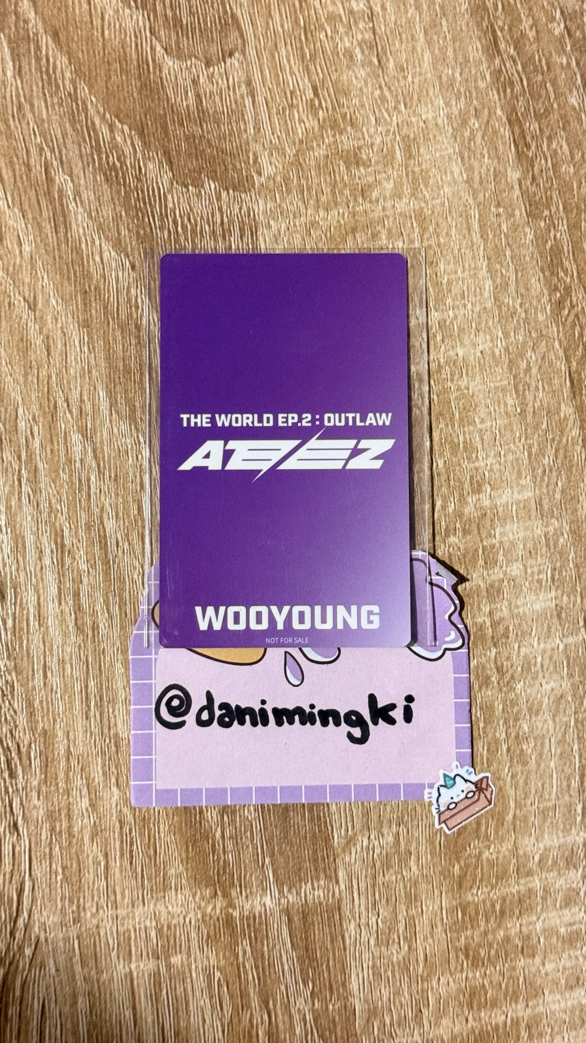 ATEEZ Wooyoung ATEEZ - Wooyoung - THE WORLD EP.2 : OUTLAW Album UMS japan (universal music store) listing photo 2