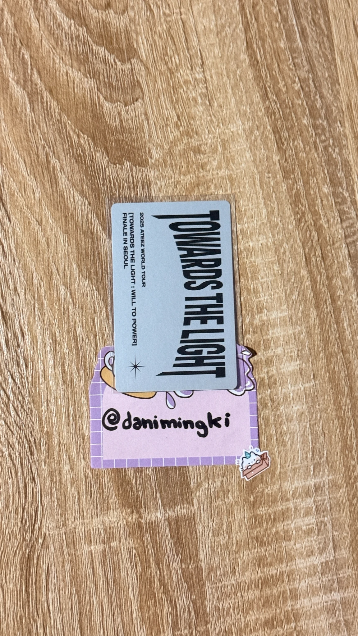 ATEEZ Seonghwa ATEEZ - Seonghwa - 2025 World Tour Finale in Seoul playcode Other playcode version photocard set listing photo 2