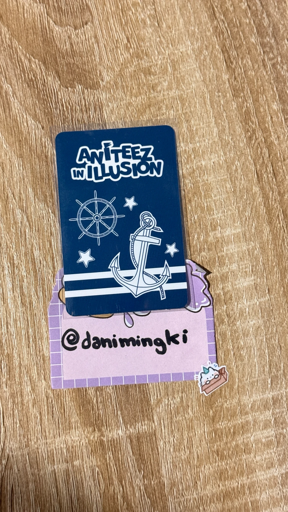 ATEEZ San ATEEZ - San - ANITEEZ IN ILLUSION Other trading card listing photo 2