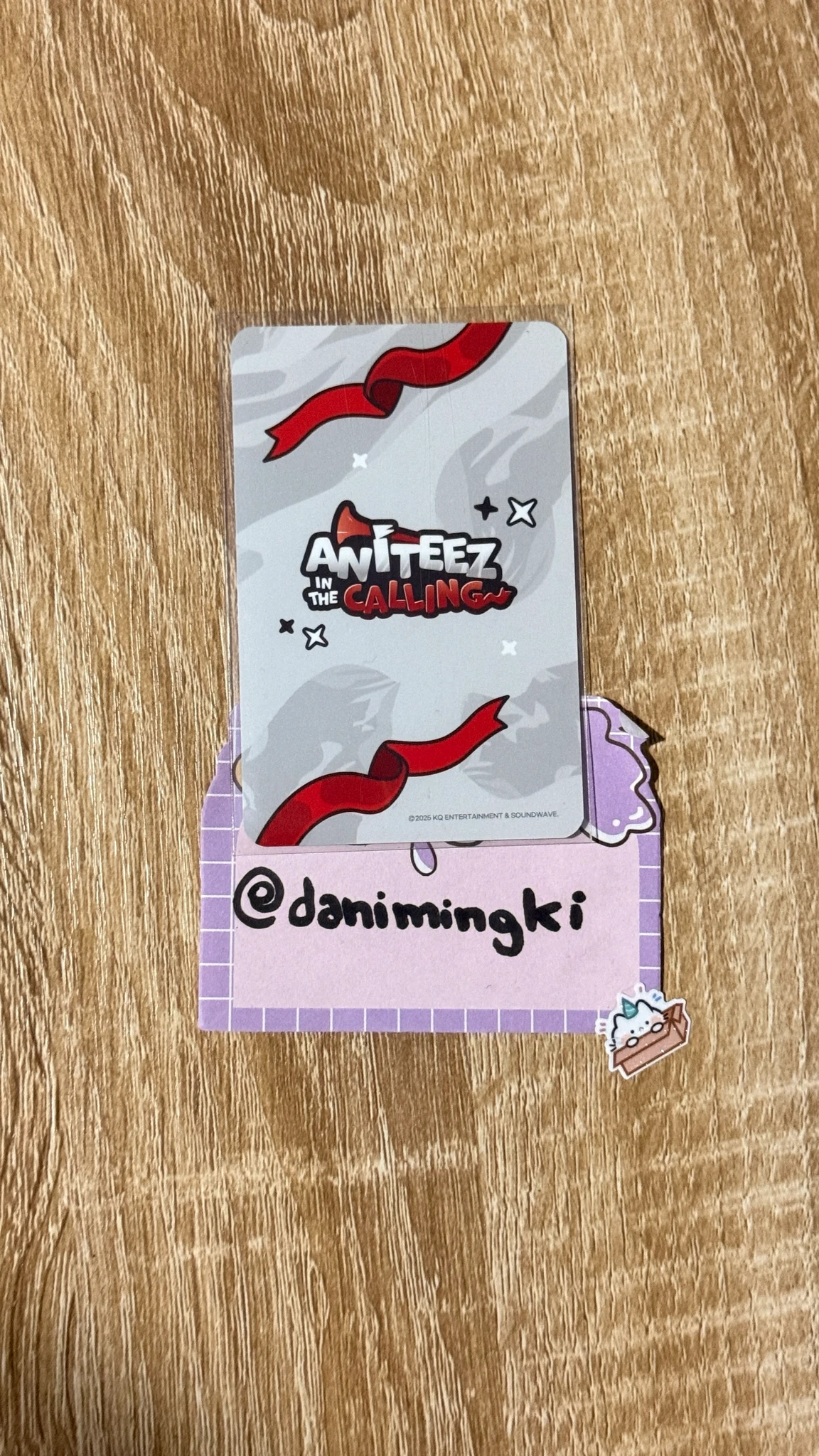 ATEEZ Seonghwa ATEEZ - Seonghwa - ANITEEZ IN THE CALLING Other trading card listing photo 2