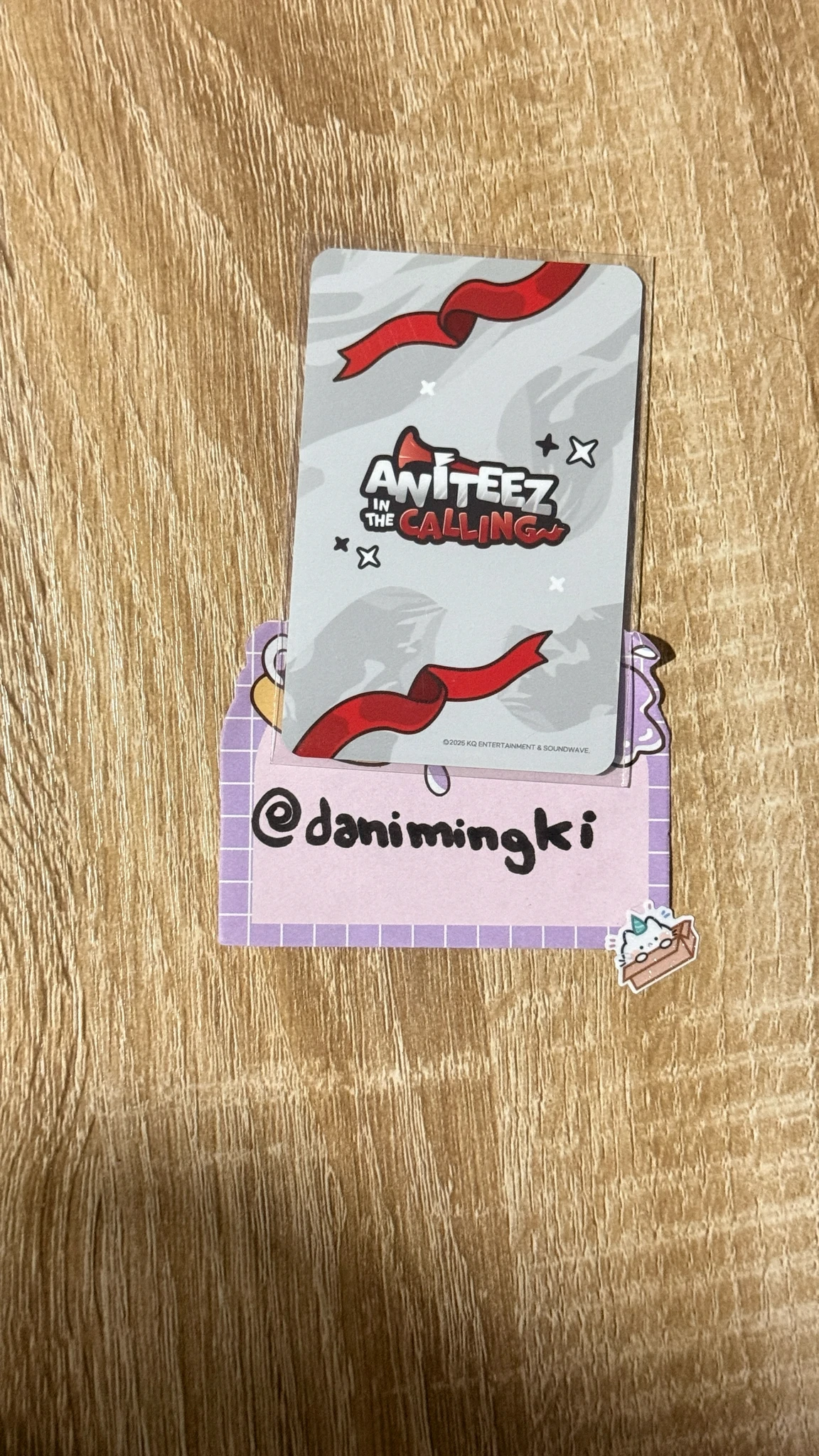 ATEEZ Seonghwa ATEEZ - Seonghwa - ANITEEZ IN THE CALLING Other trading card listing photo 2