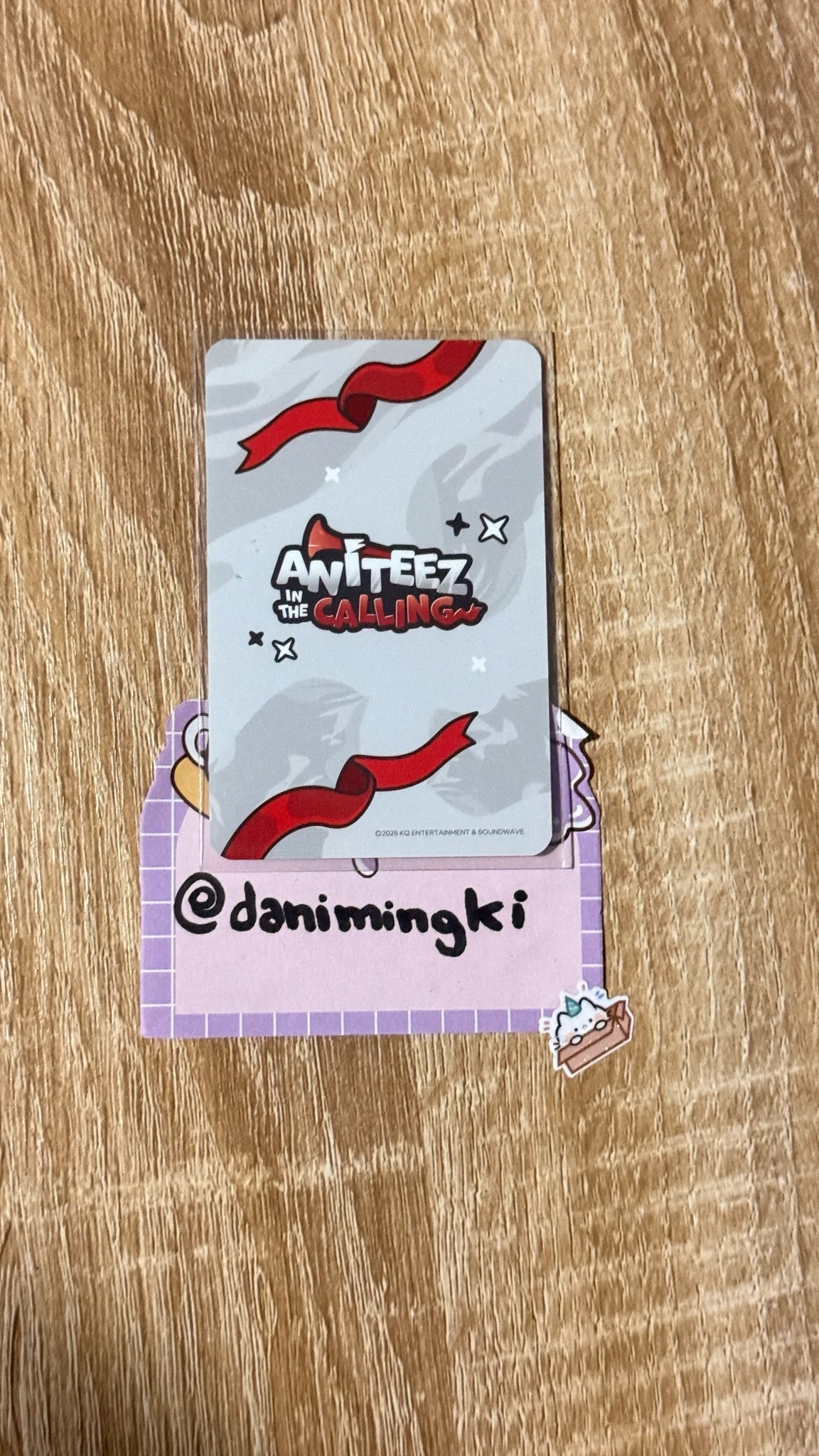 ATEEZ San ATEEZ - San - ANITEEZ IN THE CALLING Other trading card listing photo 2