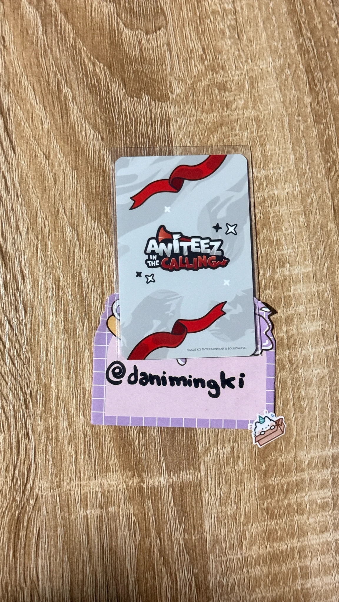 ATEEZ Wooyoung ATEEZ - Wooyoung - ANITEEZ IN THE CALLING Other trading card listing photo 2