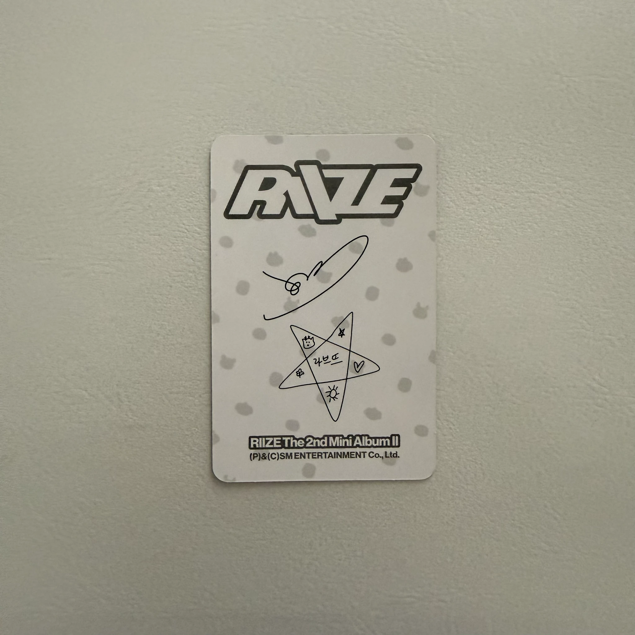 RIIZE Sungchan RIIZE - Sungchan - II Album album photocard figure version listing photo 2