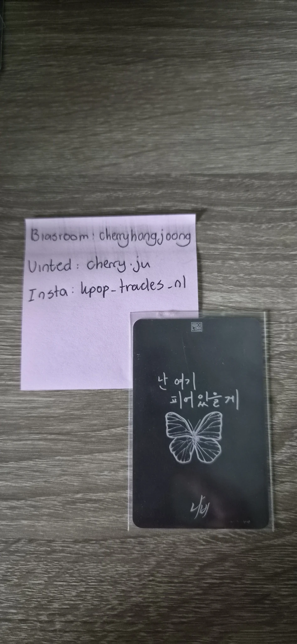 LUN8 Jinsu LUN8 - Jinsu - Butterfly Album album photocard plve version listing photo 2