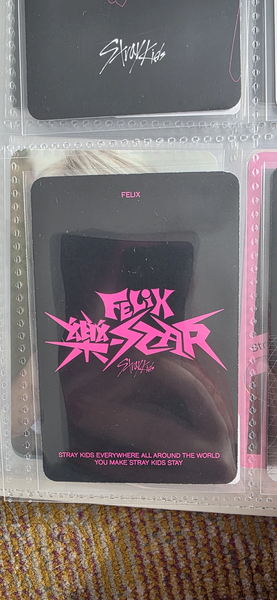 Stray Kids Felix Stray Kids - Felix - Rock-Star Album album photocard postcard version listing photo 2