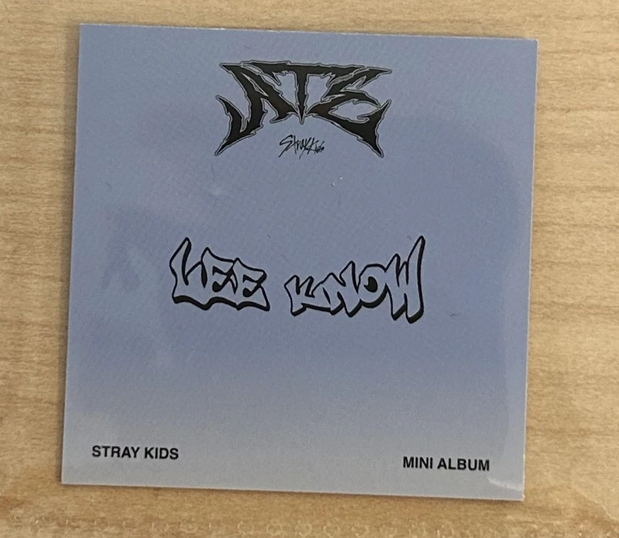 Stray Kids Lee Know Stray Kids - Lee Know - ATE Album album inclusion accordion version lip card listing photo 2