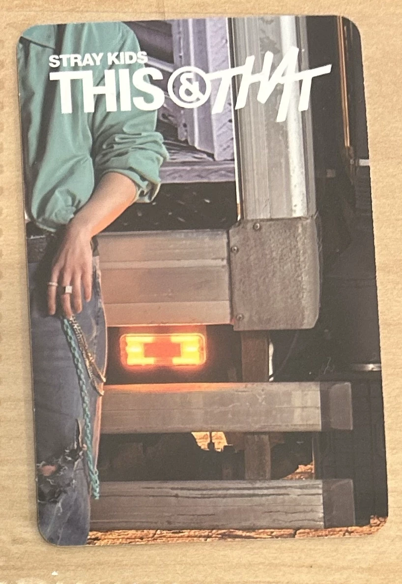 Stray Kids Lee Know Stray Kids - Lee Know - THIS & THAT Album album photocard first press only & version listing photo 2