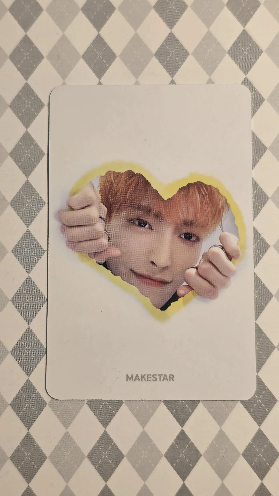 ATEEZ Hongjoong ATEEZ - Hongjoong - Golden Hour : Part.1 Album makestar poca album pre-order benefit (pob) round 3 listing photo 2