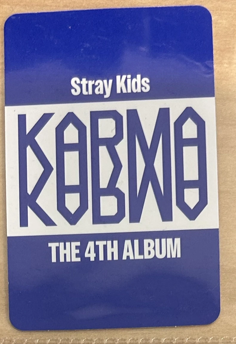 Stray Kids Bang Chan Stray Kids - Bang Chan - KARMA Album album photocard accordion version listing photo 2