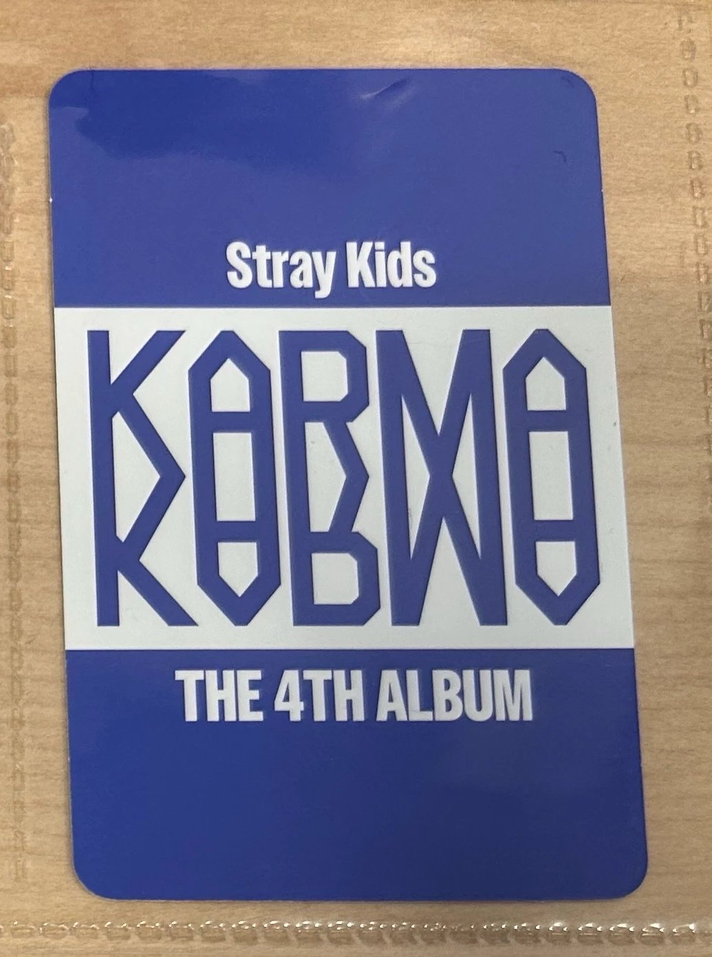Stray Kids Hyunjin Stray Kids - Hyunjin - KARMA Album album photocard accordion version listing photo 2
