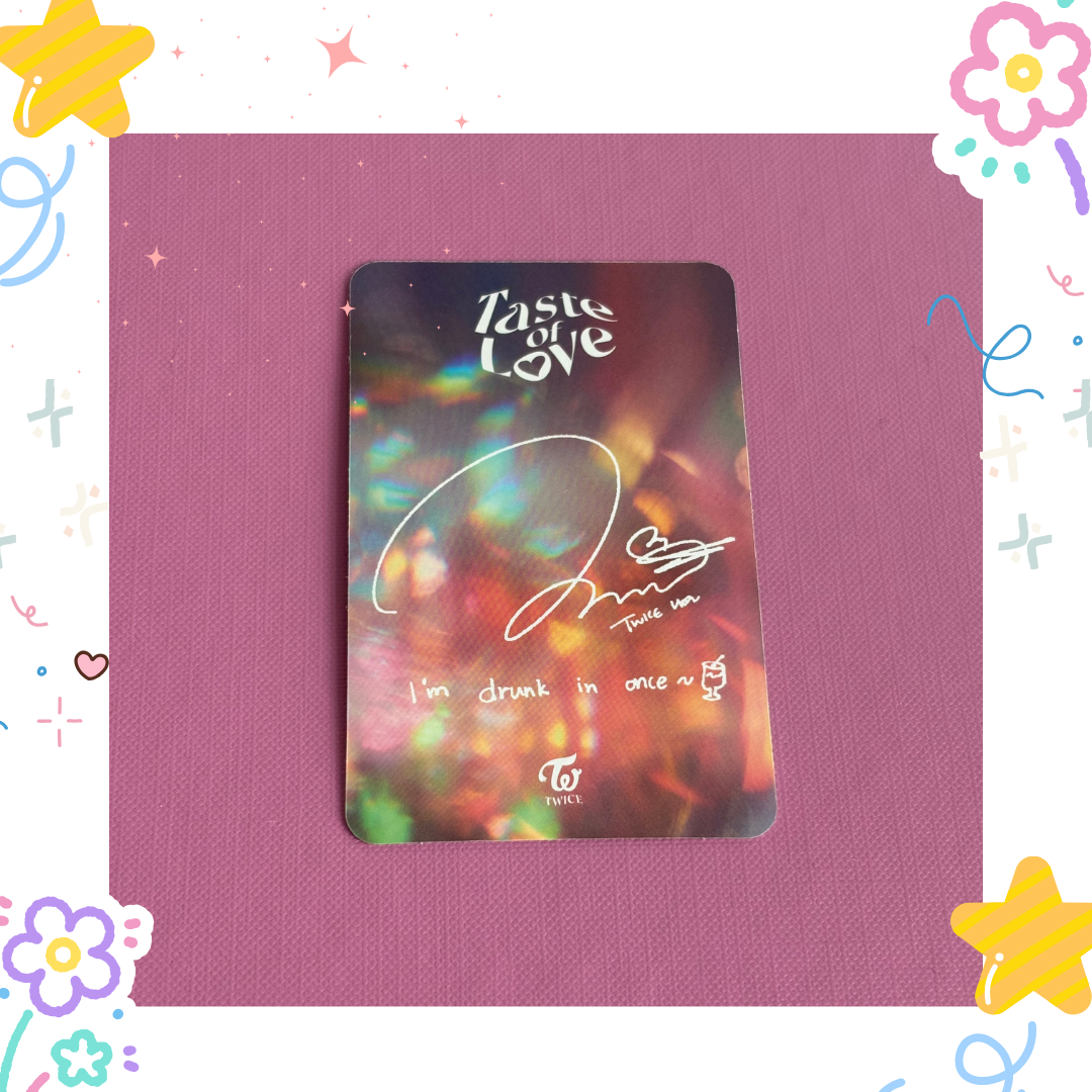 TWICE Nayeon TWICE - Nayeon - Taste of Love Album album photocard listing photo 2