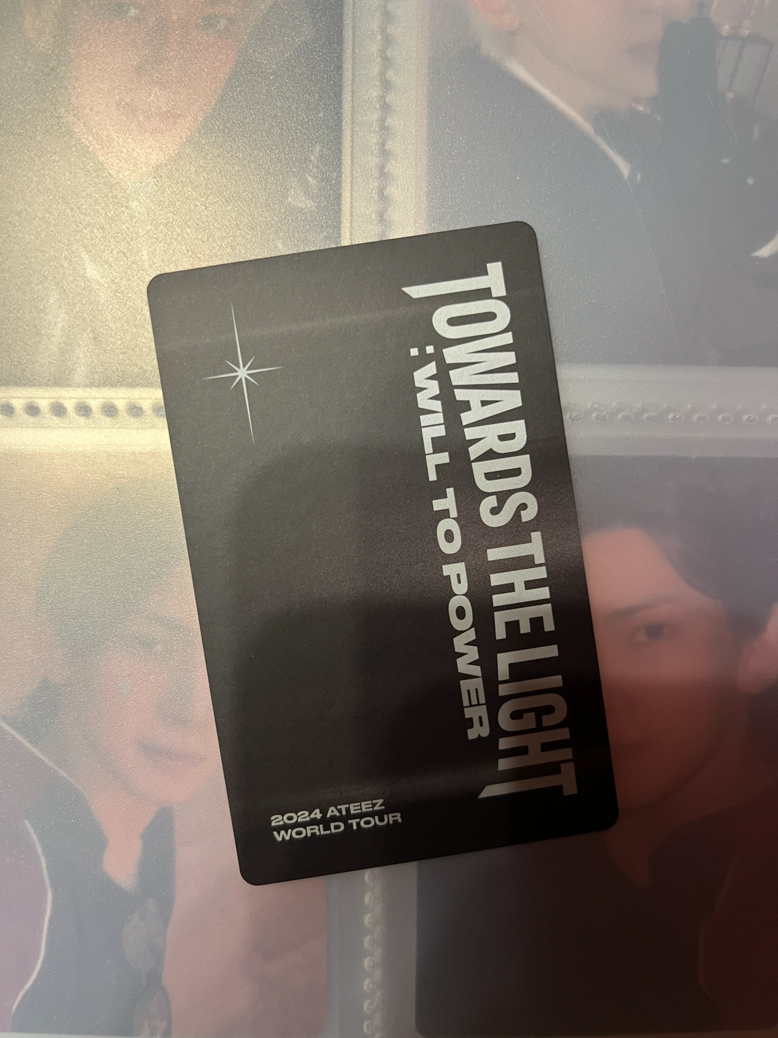 ATEEZ Seonghwa ATEEZ - Towards The Light: Will To Power Event merch photocard photocard holder listing photo 2
