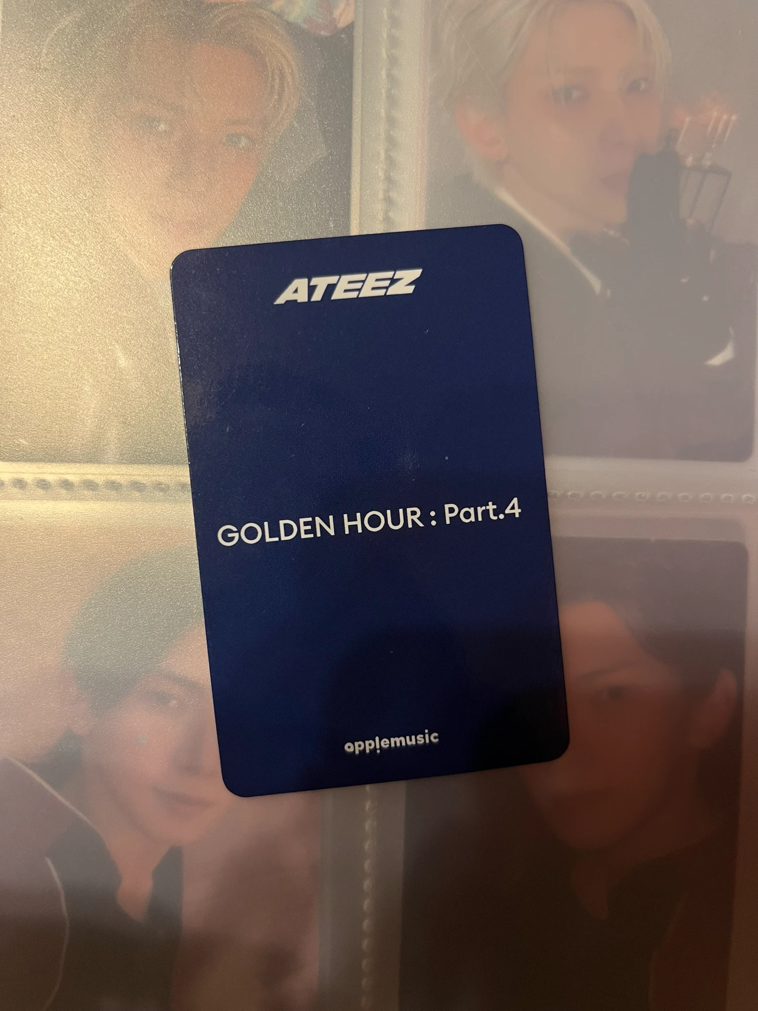 ATEEZ Jongho ATEEZ - Jongho - Golden Hour : Part.4 Album apple music pob (pre-order benefit) round 1 photobook version FPO listing photo 2