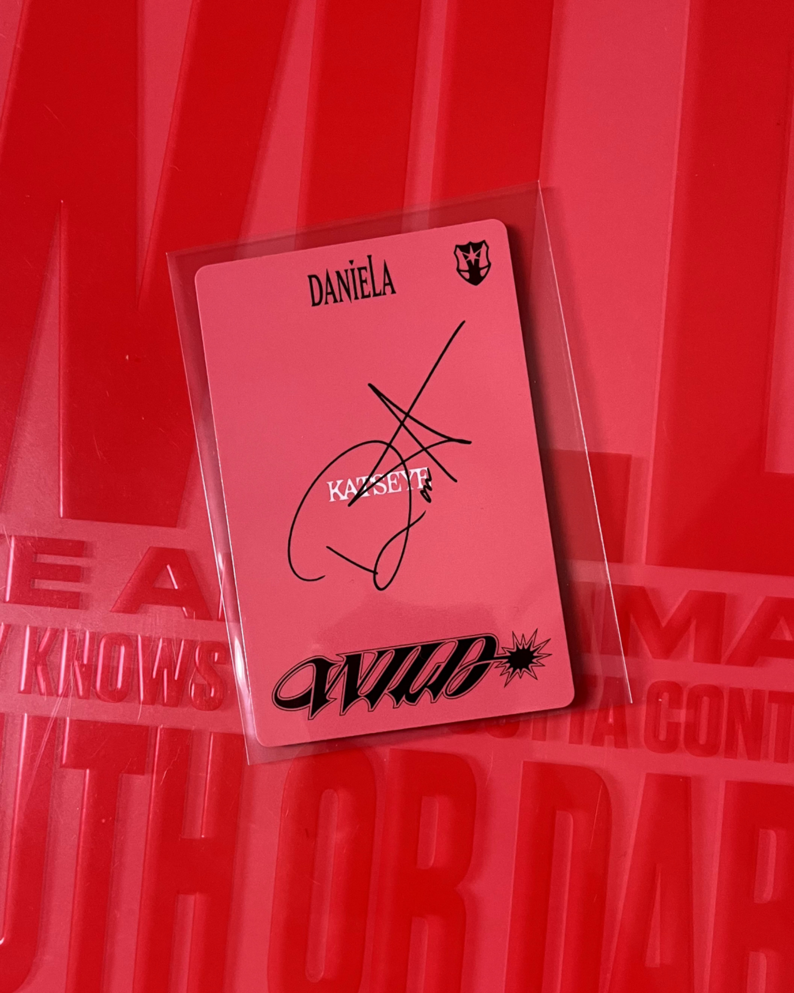 KATSEYE Daniela KATSEYE - Daniela - WILD Album wild heart version album photocard listing photo 2