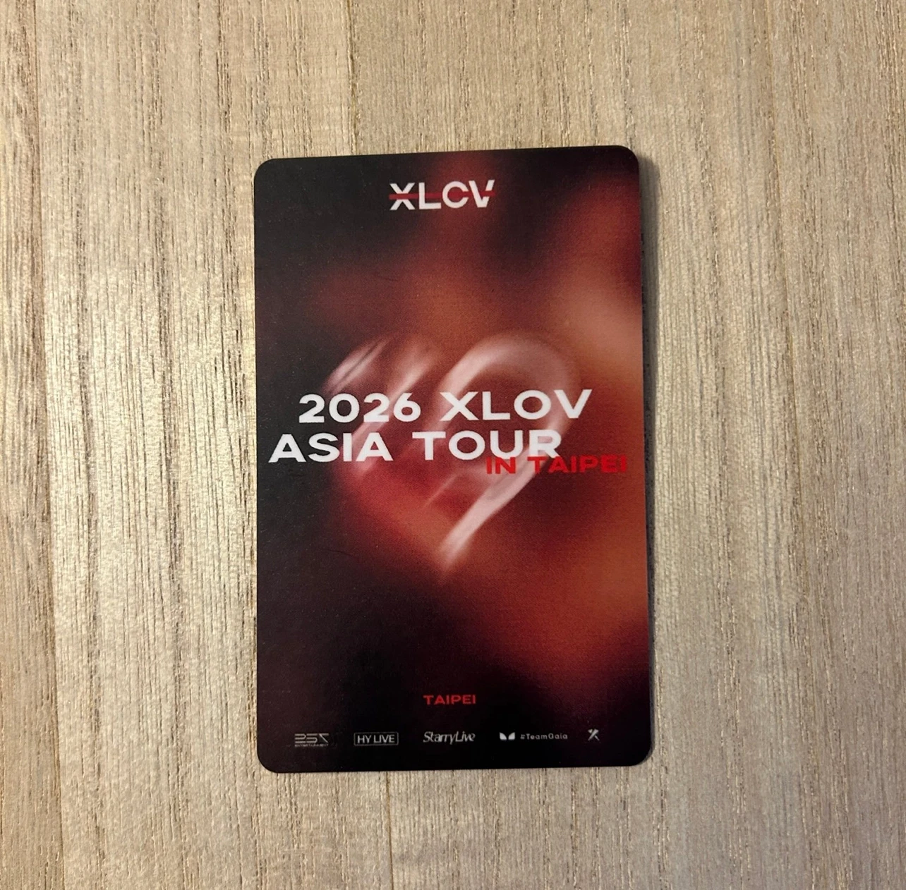 XLOV Haru XLOV - Haru - XLOV - Asia-Pacific Tour Event taipei concert benefit photocard set listing photo 2