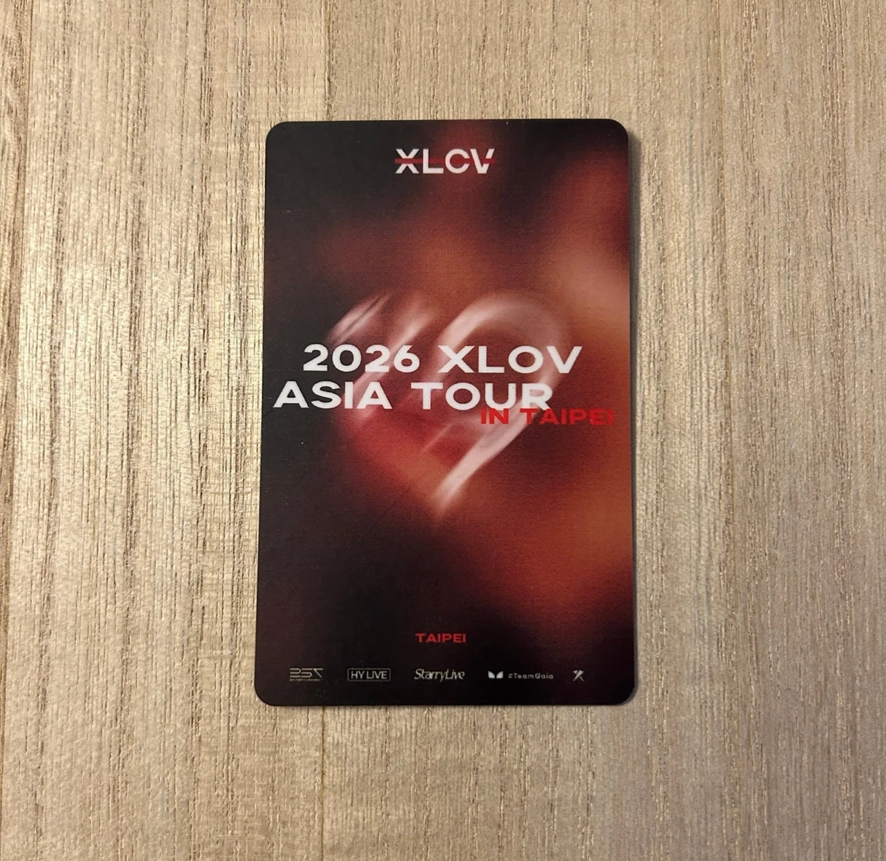 XLOV Hyun XLOV - Hyun - XLOV - Asia-Pacific Tour Event taipei concert benefit photocard set listing photo 2