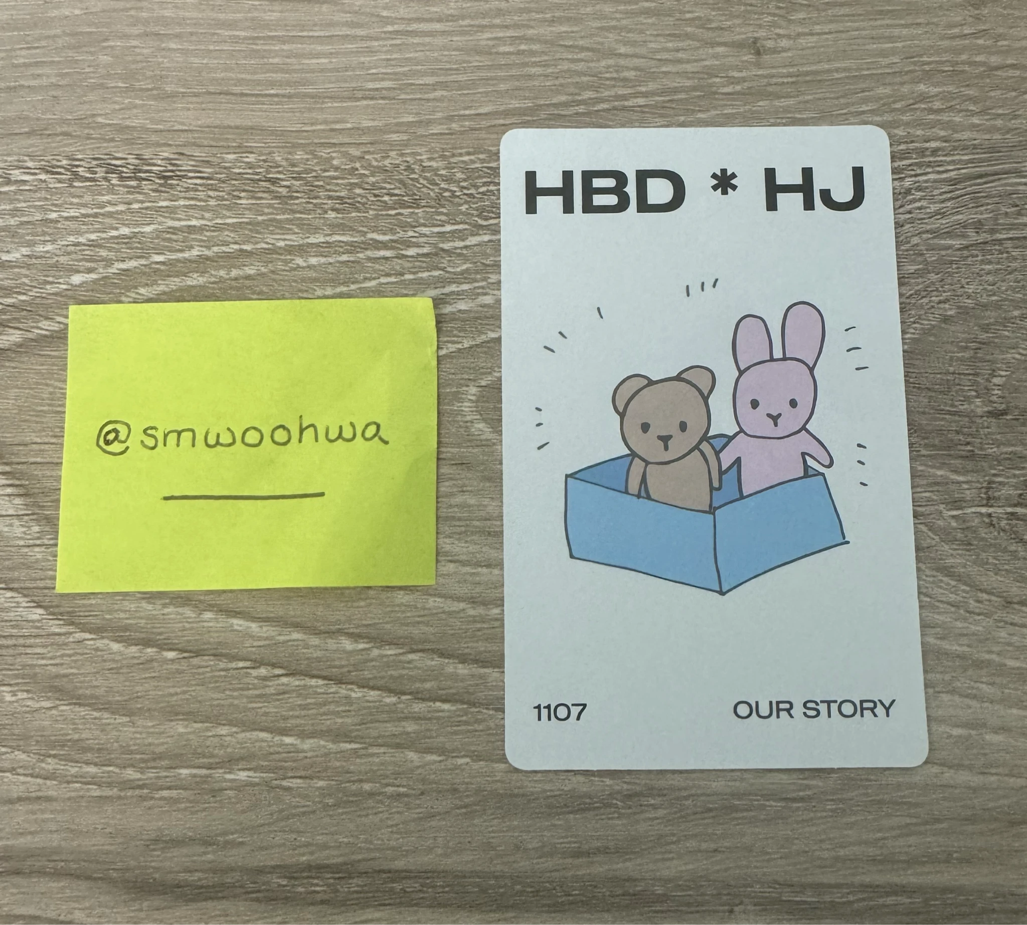 ATEEZ Hongjoong ATEEZ - Hongjoong - 2022 Our Story Birthday MD Other merch photocard listing photo 2