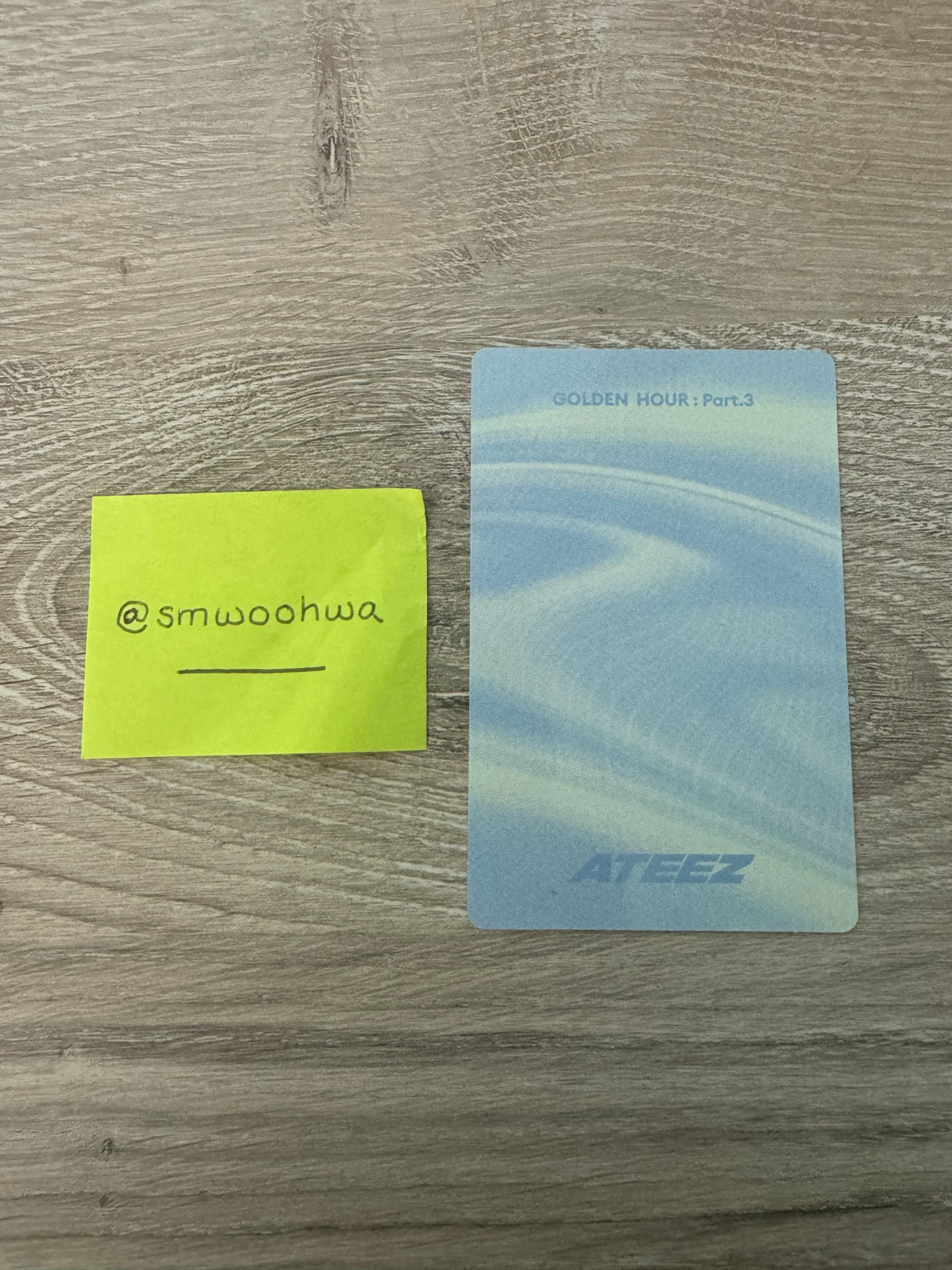 ATEEZ Seonghwa ATEEZ - Seonghwa - Golden Hour : Part.3 Album poca album photocard 2 listing photo 2