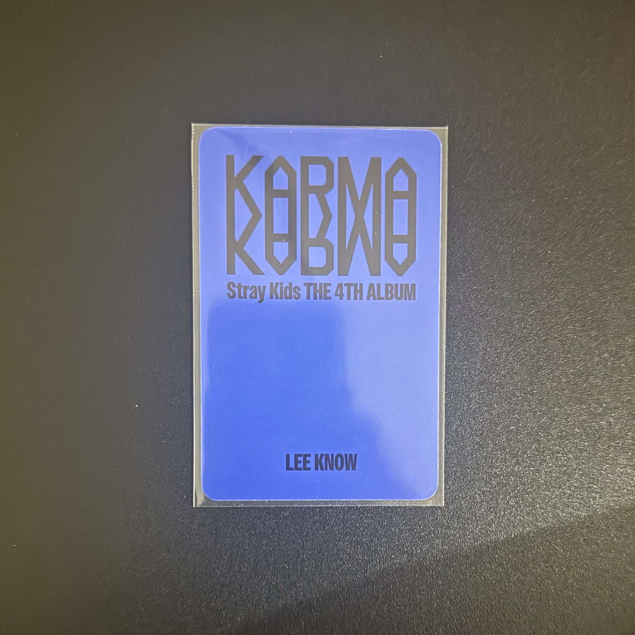 Stray Kids Lee Know Stray Kids - Lee Know - KARMA Album album photocard pre-order benefit Skzoo Ver listing photo 2