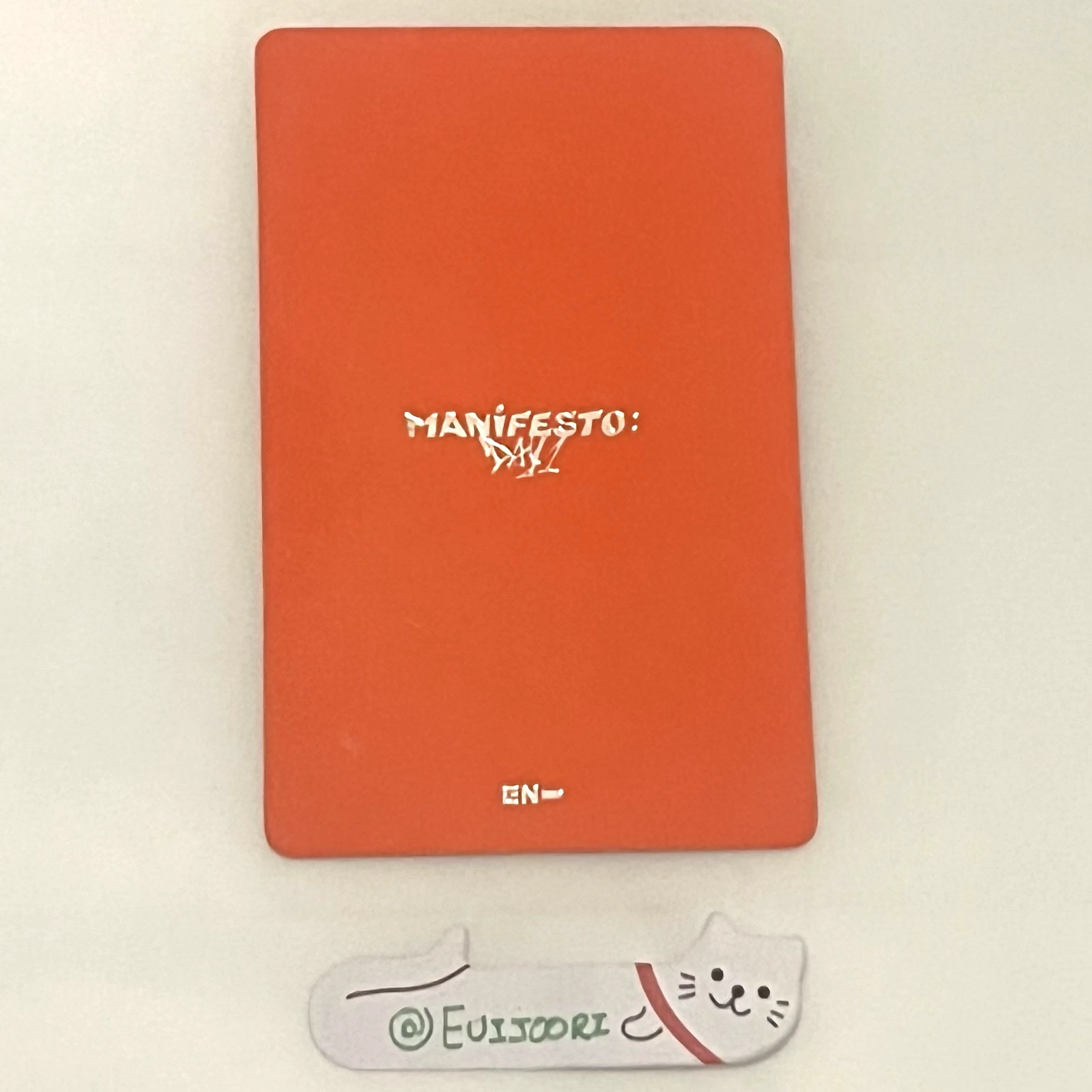 ENHYPEN Ni-ki ENHYPEN - Ni-ki - MANIFESTO: DAY 1 Album pre-order benefit (pob) tou global listing photo 2